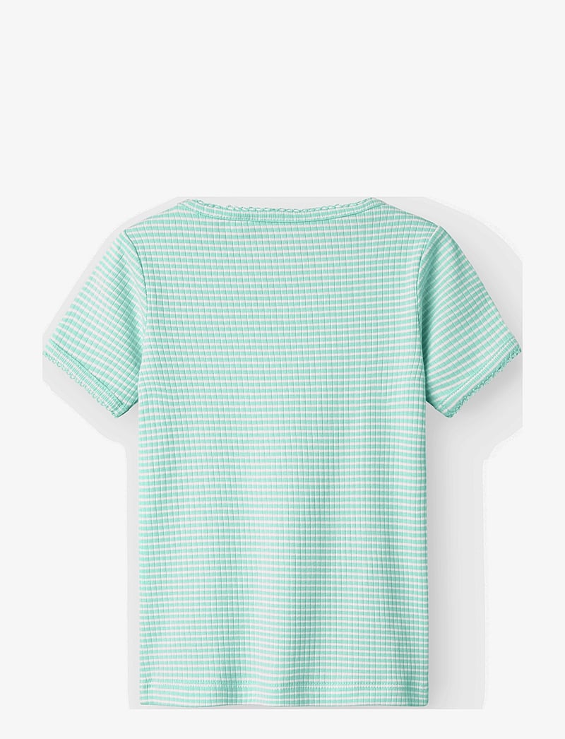 name it - NMFFIKATIE SS SLIM TOP - kurzärmelige - blue light - 1