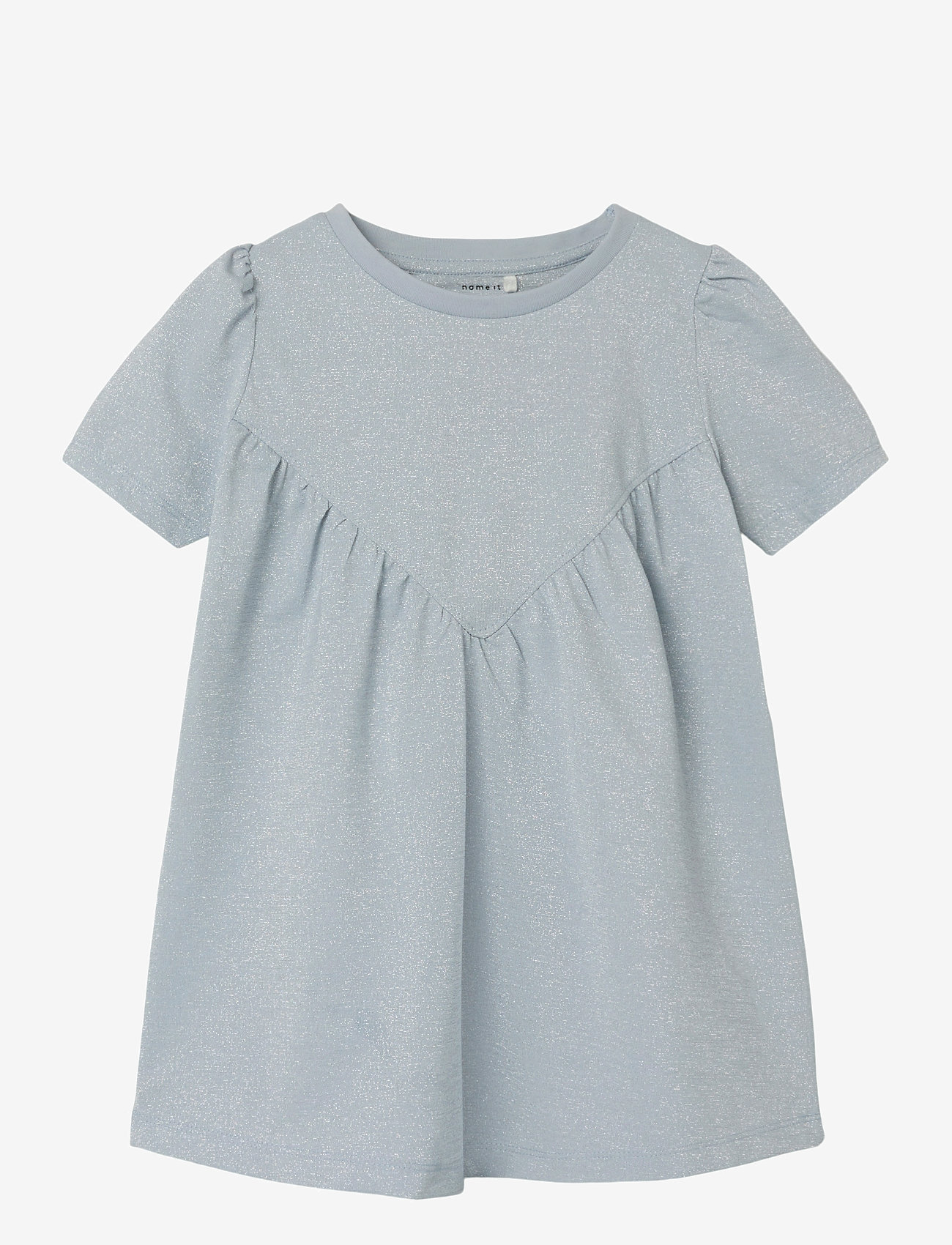 name it - NMFFRIANA SS DRESS PB - mazuļu kleitas ar īsām piedurknēm - xenon blue - 1