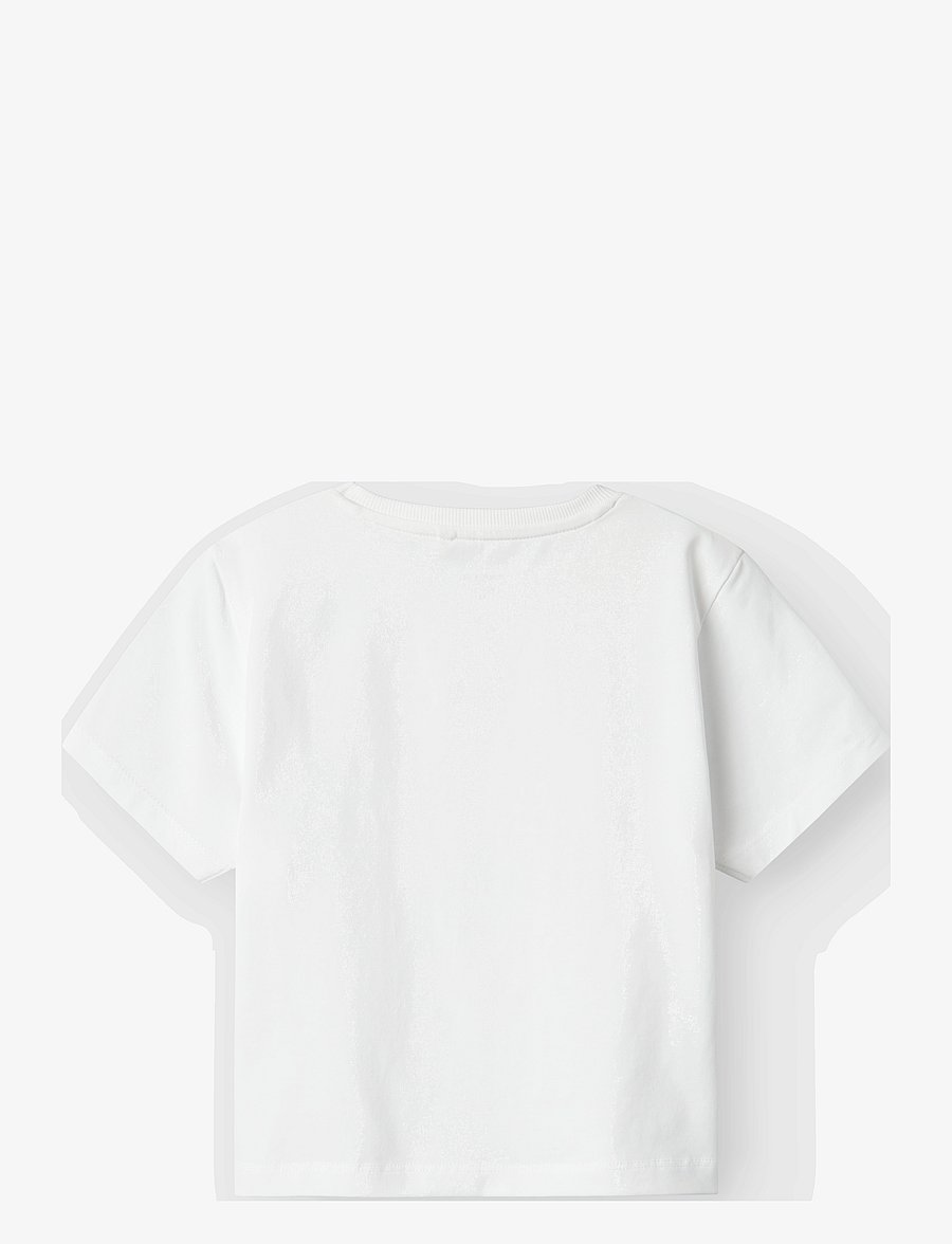 name it - NMFFREJANE SS NREG TOP - kortærmede t-shirts - lucent white - 2