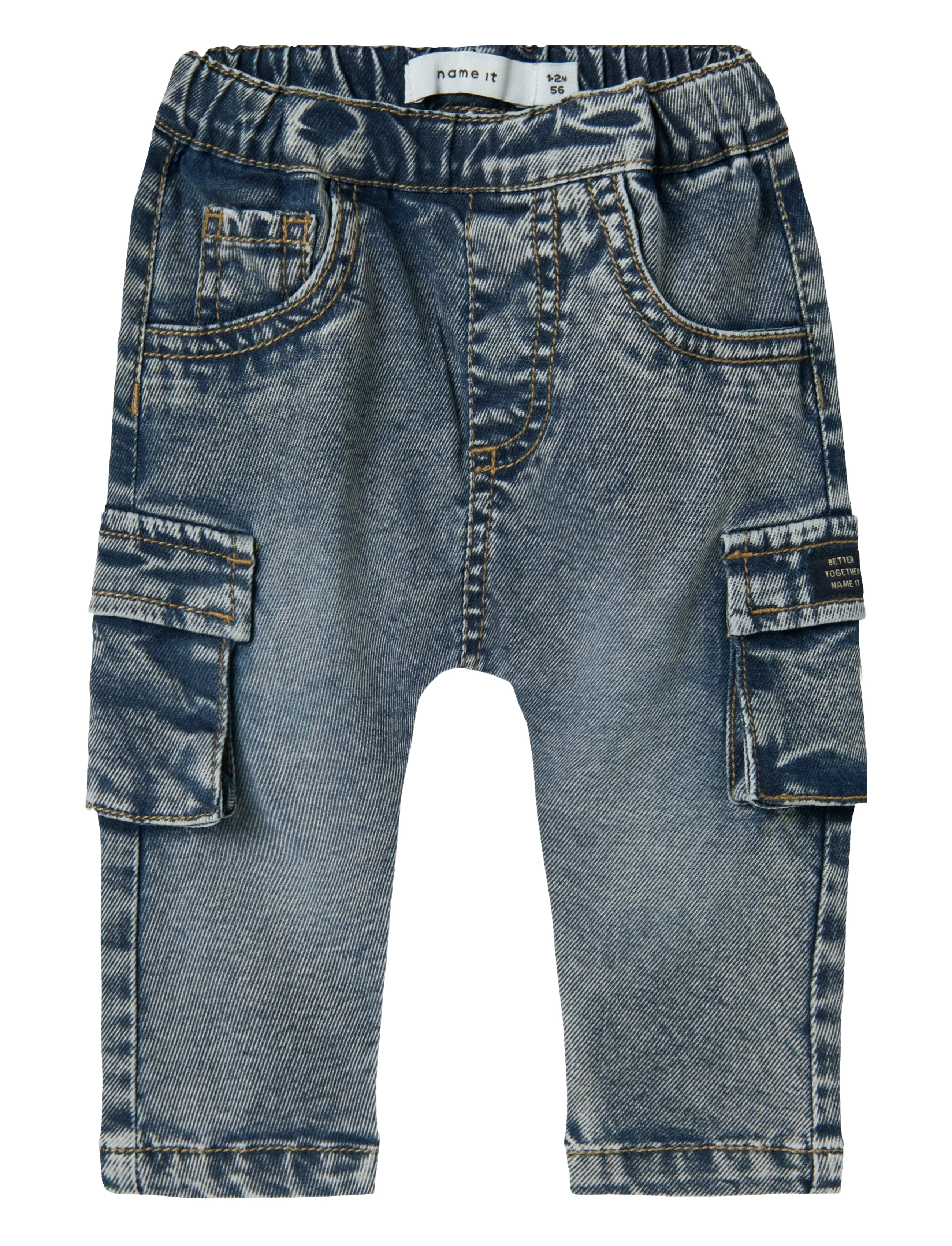name it NBMBEN BAGGY CARGO JEANS 2727-YB NOOS - Jeans - DARK BLUE DENIM / blue