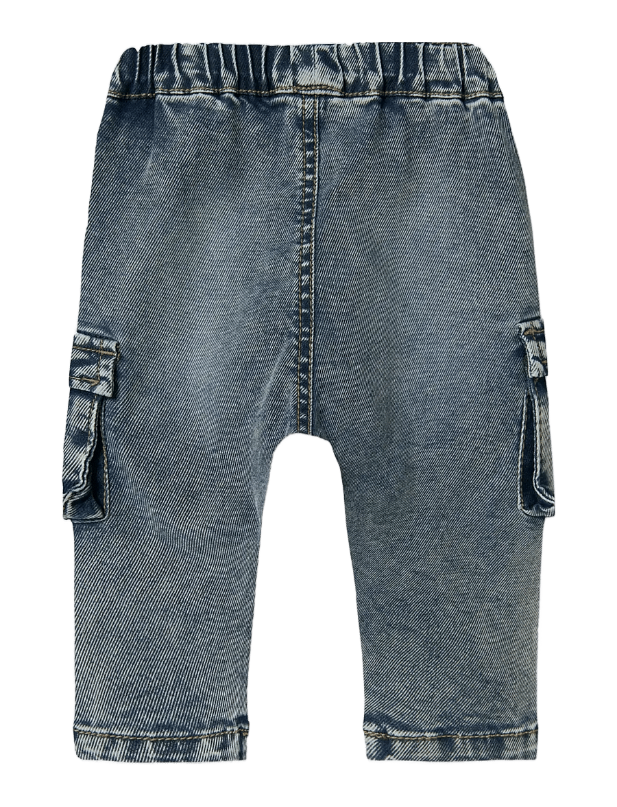 name it - NBMBEN BAGGY CARGO JEANS 2727-YB NOOS - loose jeans - dark blue denim - 2