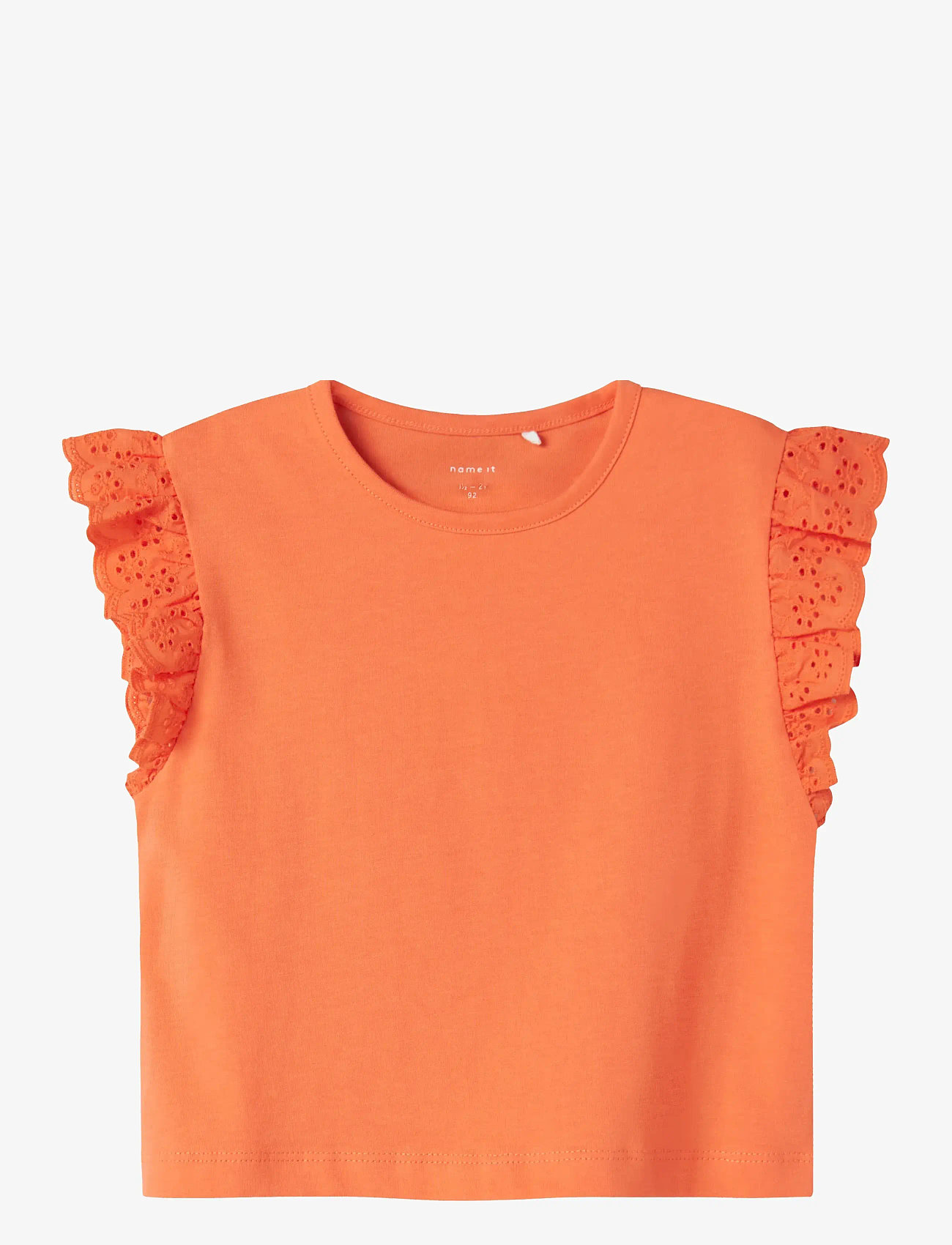 name it - NMFHREJAINE CAPSL SHORT NREG TOP PB - linnen - fresh salmon - 0