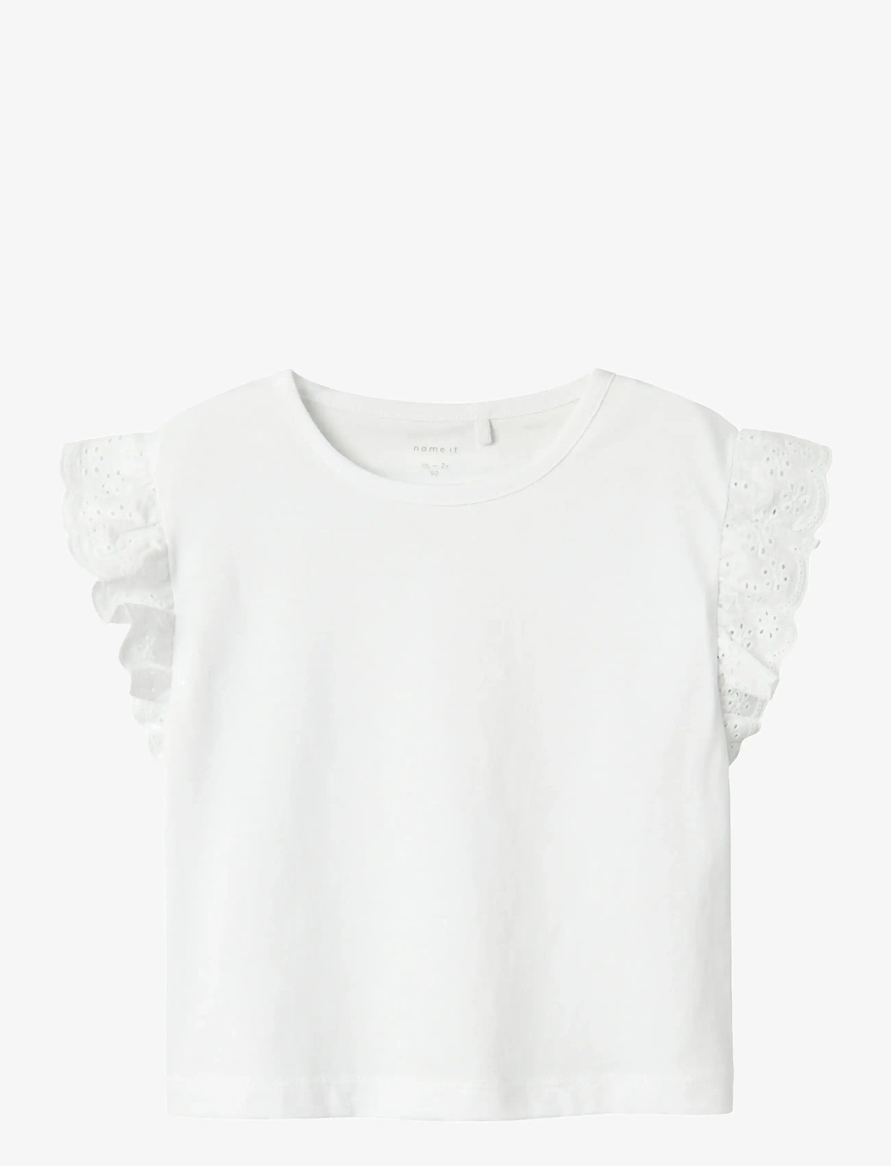 name it - NMFHREJAINE CAPSL SHORT NREG TOP PB - koszulki na ramiączkach - lucent white - 0