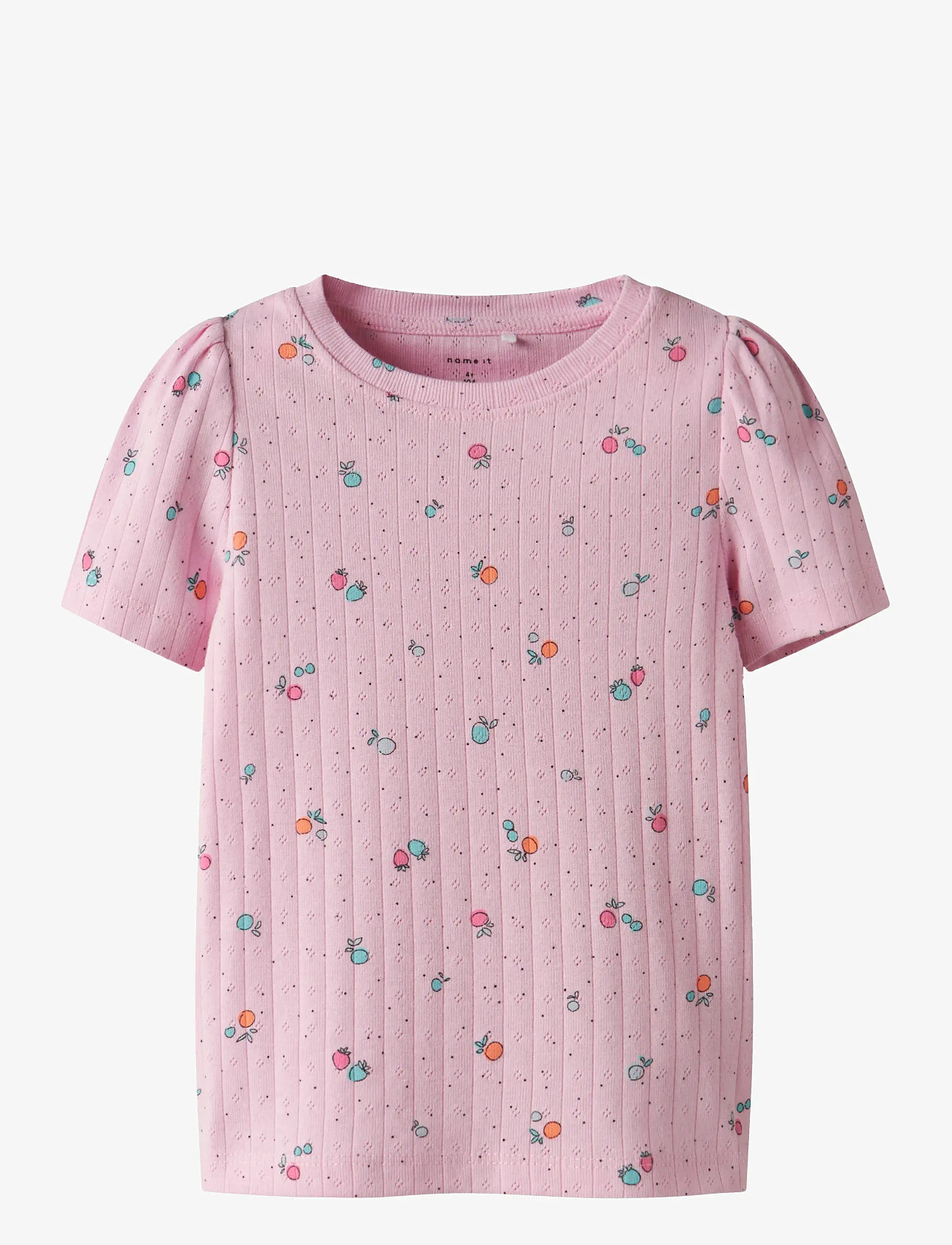 name it - NMFHAMANDA SS SLIM TOP PB - sügisesed riided - sweet dreams - 0