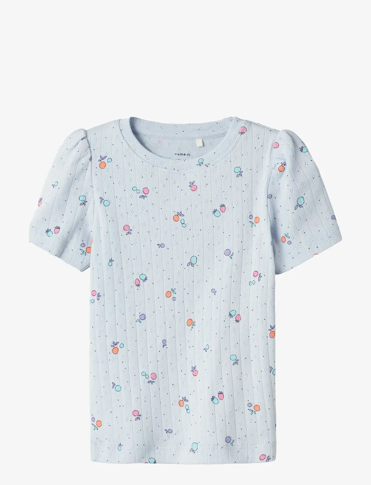 name it - NMFHAMANDA SS SLIM TOP PB - efterårstøj - xenon blue - 0