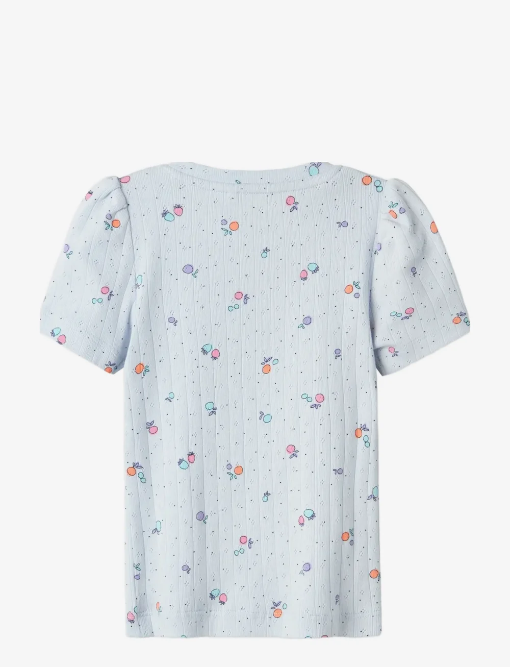 name it - NMFHAMANDA SS SLIM TOP PB - t-shirts à manches courtes - xenon blue - 1