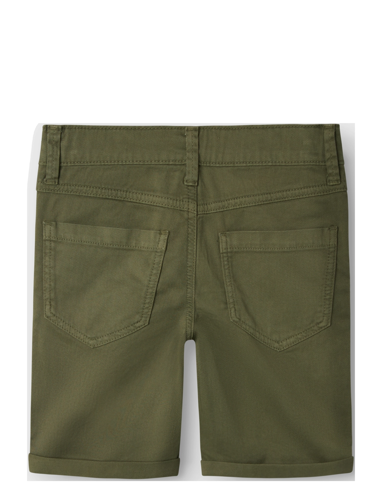 name it - NKMSILAS ISAK LSHORT TWI 3122-MF TB NOOS - chino shorts - deep lichen green - 1