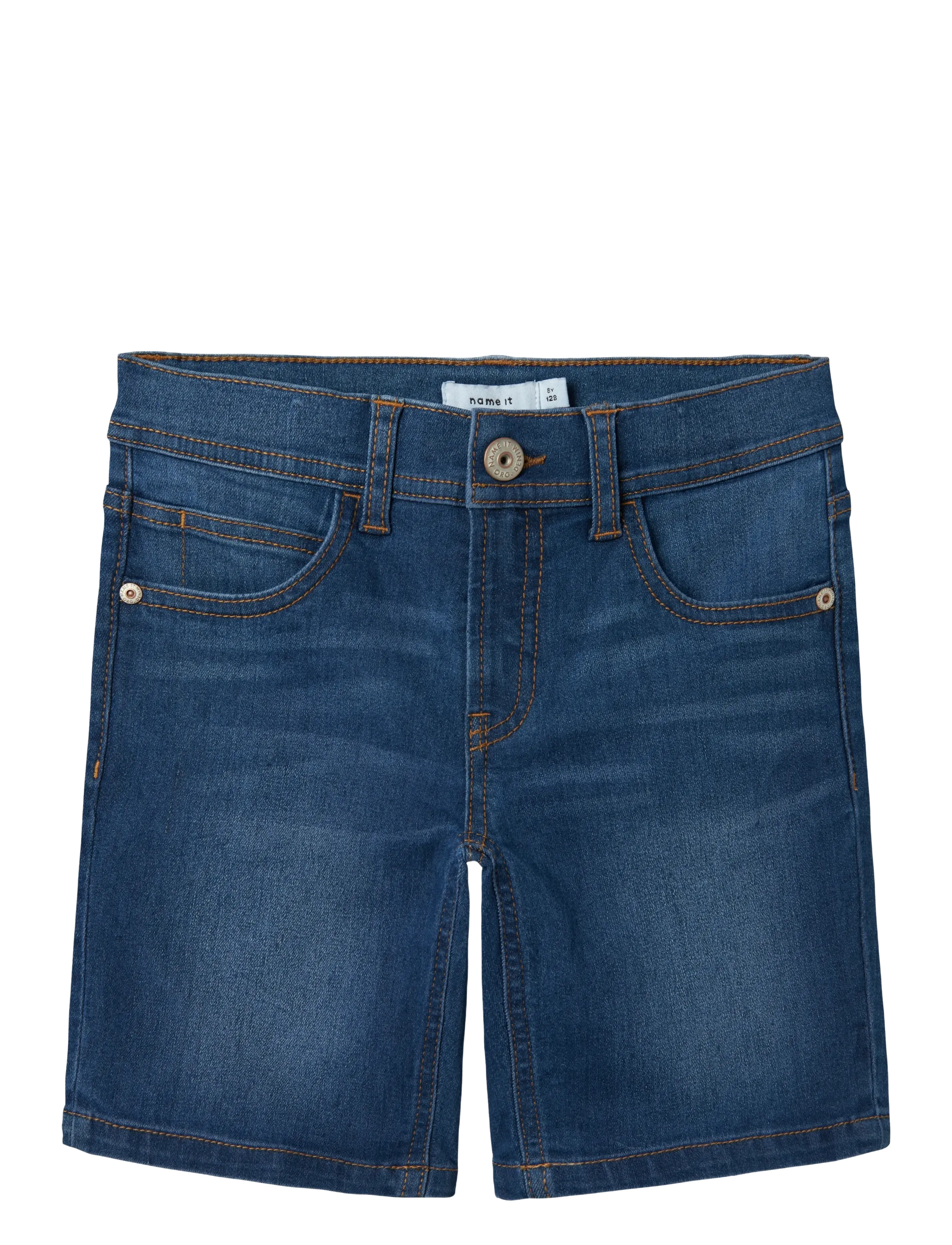 name it NKMSILAS SLIM L DNM SHORTS 3339-IS TB - Shorts - DARK BLUE DENIM / blue