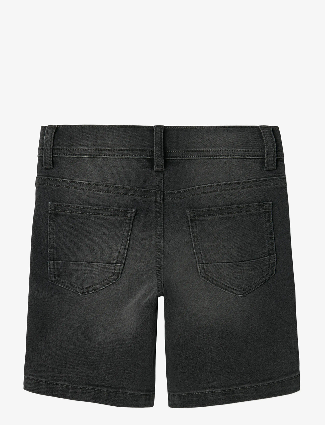 name it - NKMSILAS SLIM L DNM SHORTS 3339-IS TB - denimshorts - dark grey denim - 1