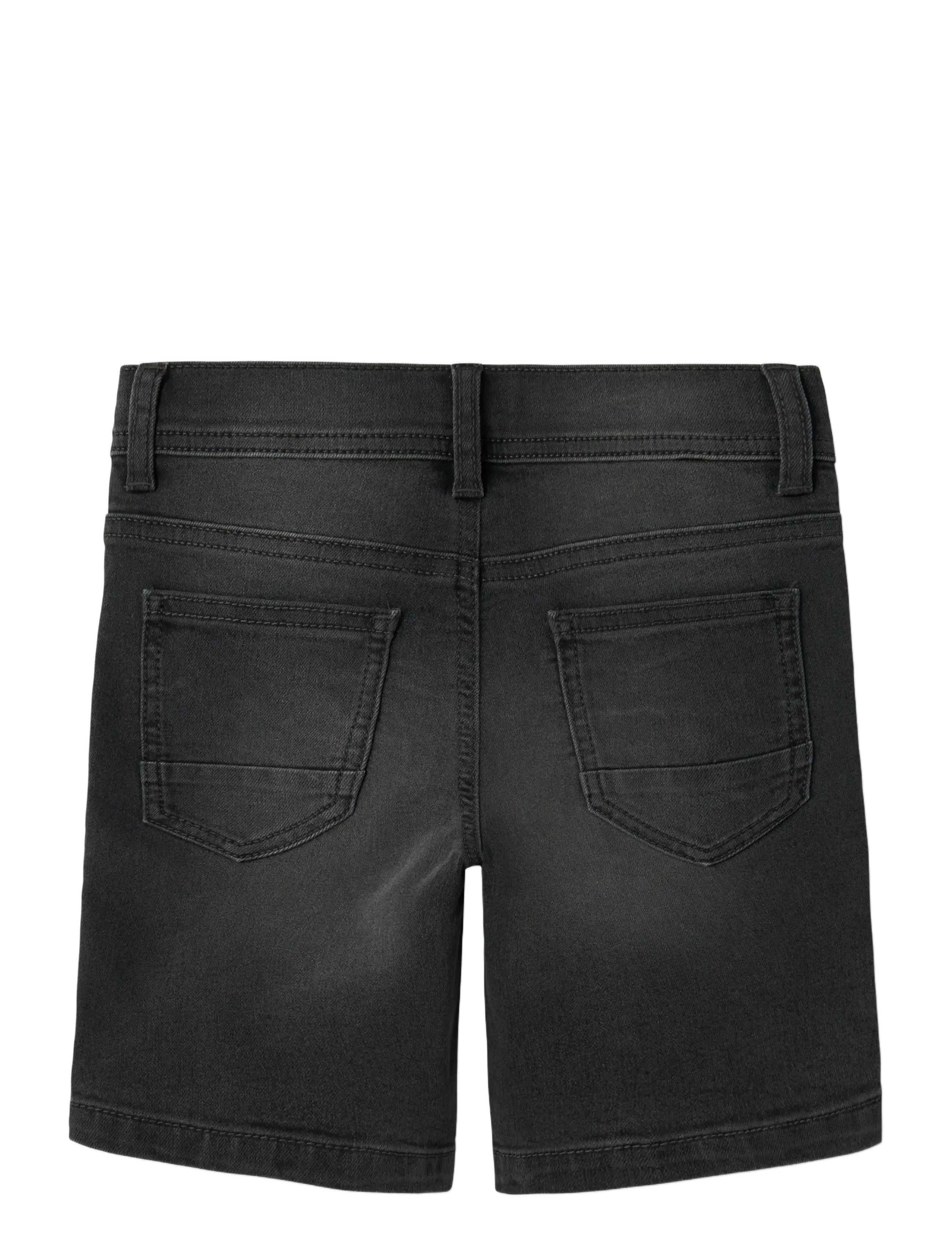 name it - NKMSILAS SLIM L DNM SHORTS 3339-IS TB - denimshorts - dark grey denim - 1