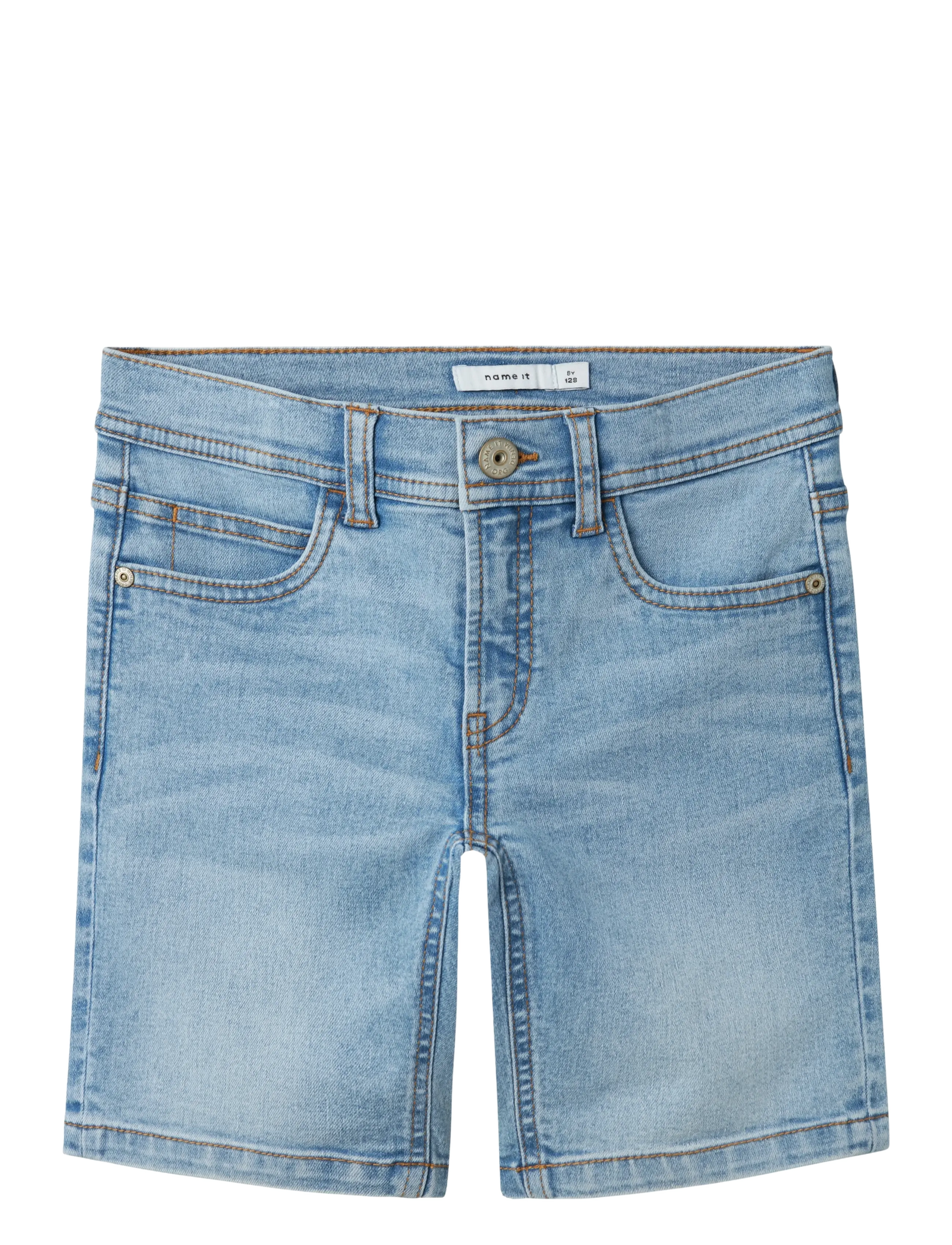 name it NKMSILAS SLIM L DNM SHORTS 3339-IS TB - Shorts - LIGHT BLUE DENIM / blue