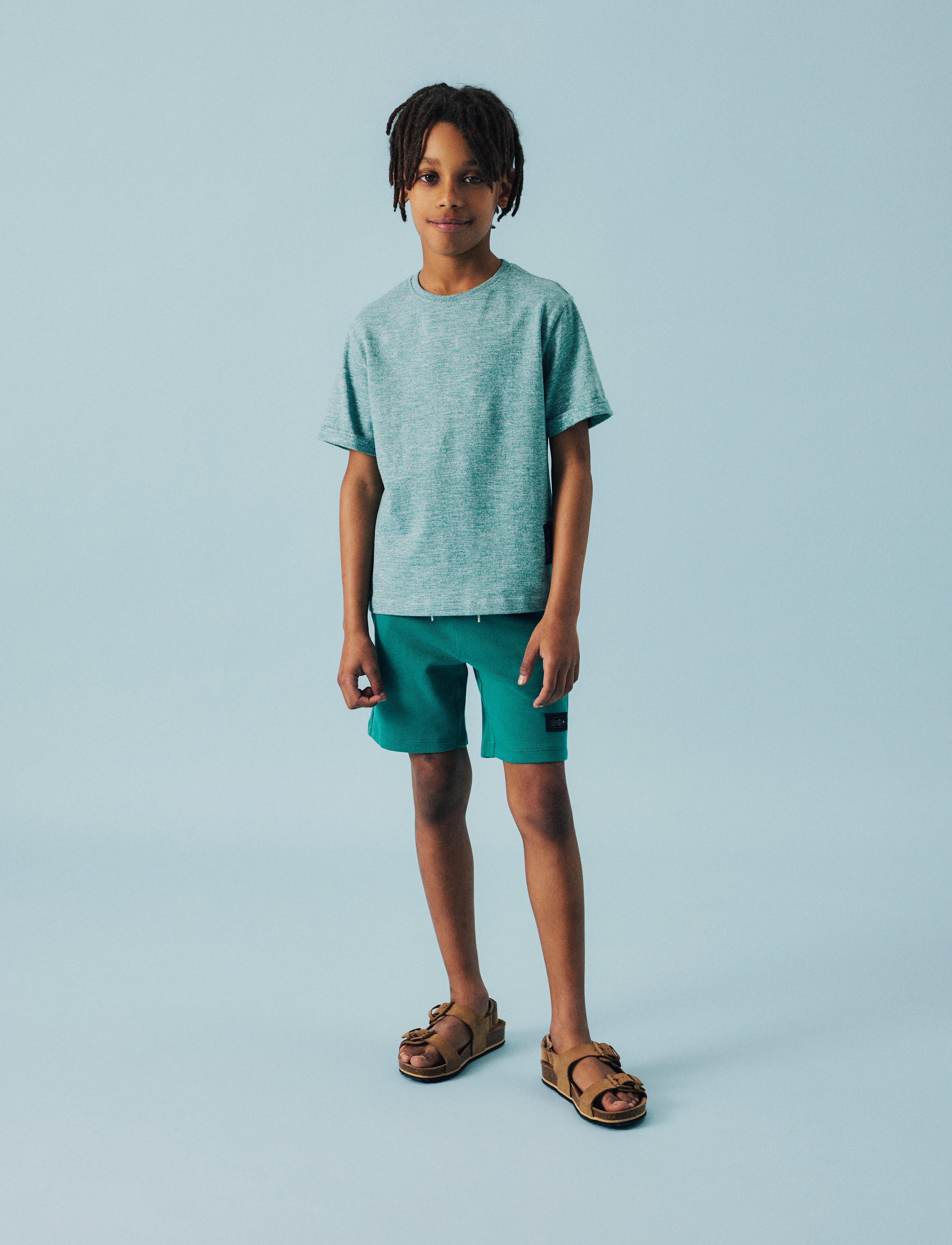 name it - NKMFRITZO NREG SWE SHORTS UNB PB - treninginiai šortai - deep jungle - 2