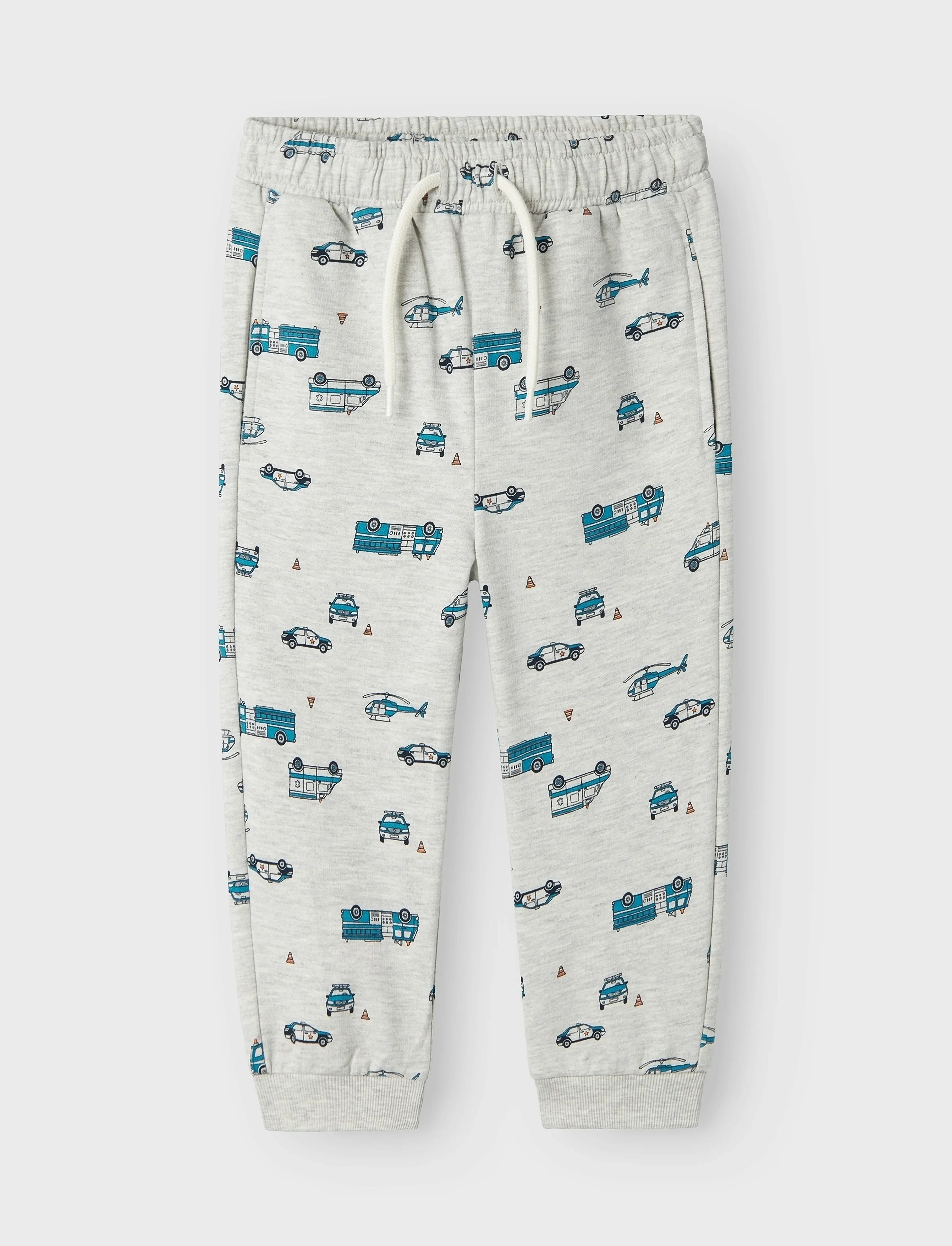 name it NMMTROY NREG SWE PANT BRU PB - Underdele - LIGHT GREY MELANGE / grey