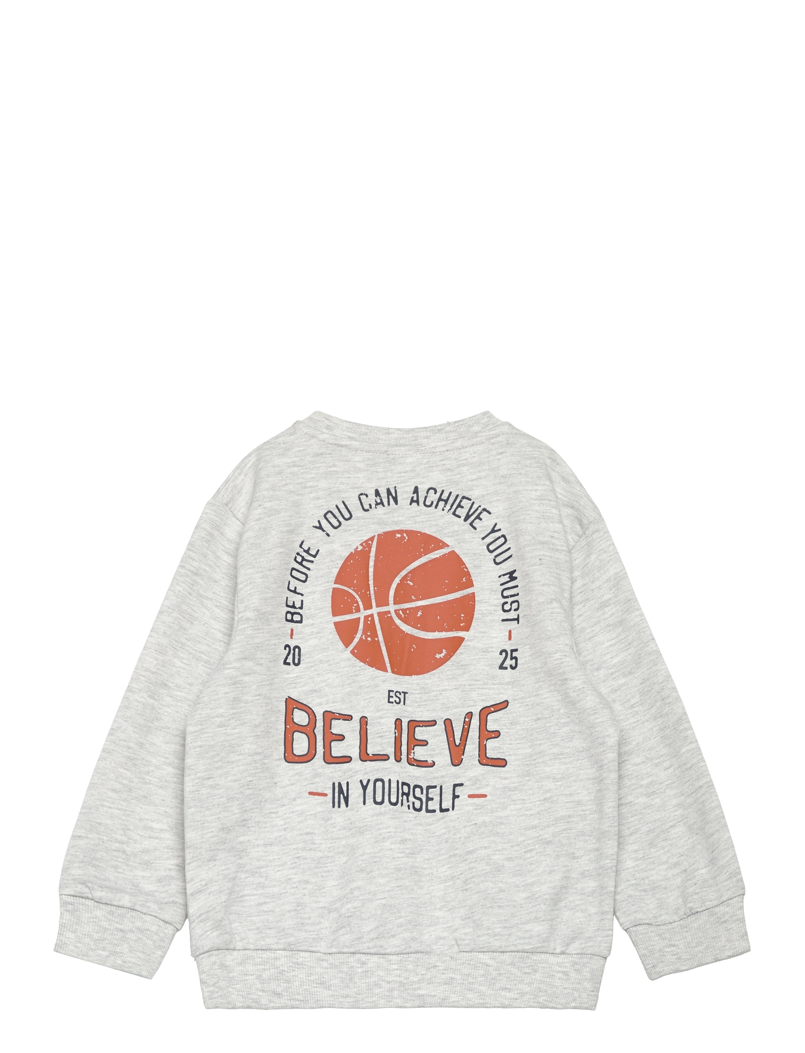 name it - NMMBERTILLO NREG SWE CARD UNB PB - sweatshirts - light grey melange - 1