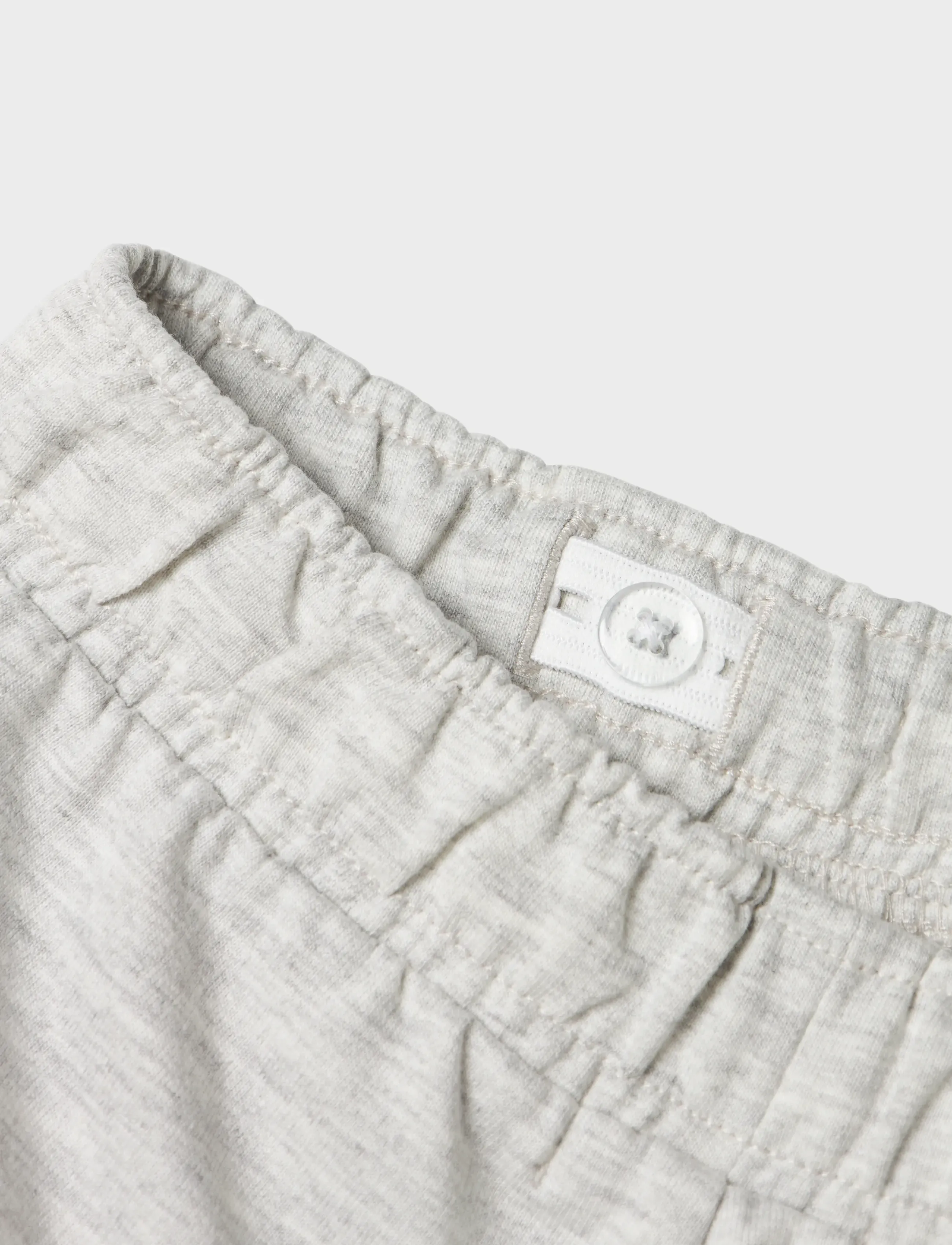 name it - NMMBERTILLO NREG SWE PANT UNB PB - sommerschnäppchen - light grey melange - 2