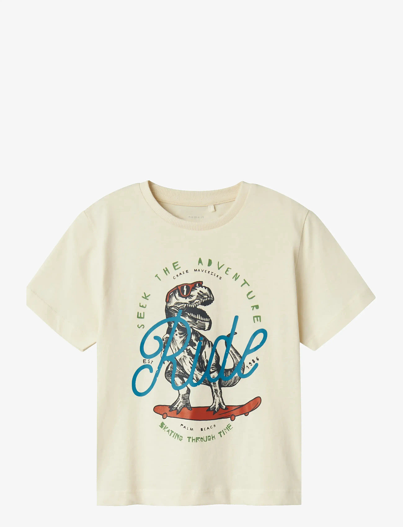name it - NMMBENNIBO SS NREG TOP PB - kortærmede t-shirts - birch - 1