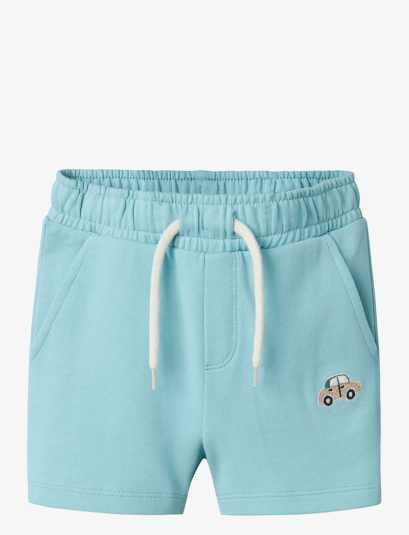 name it - NMMFRITZO NREG SWE SHORTS UNB PB - sweatshorts - aquatic - 0