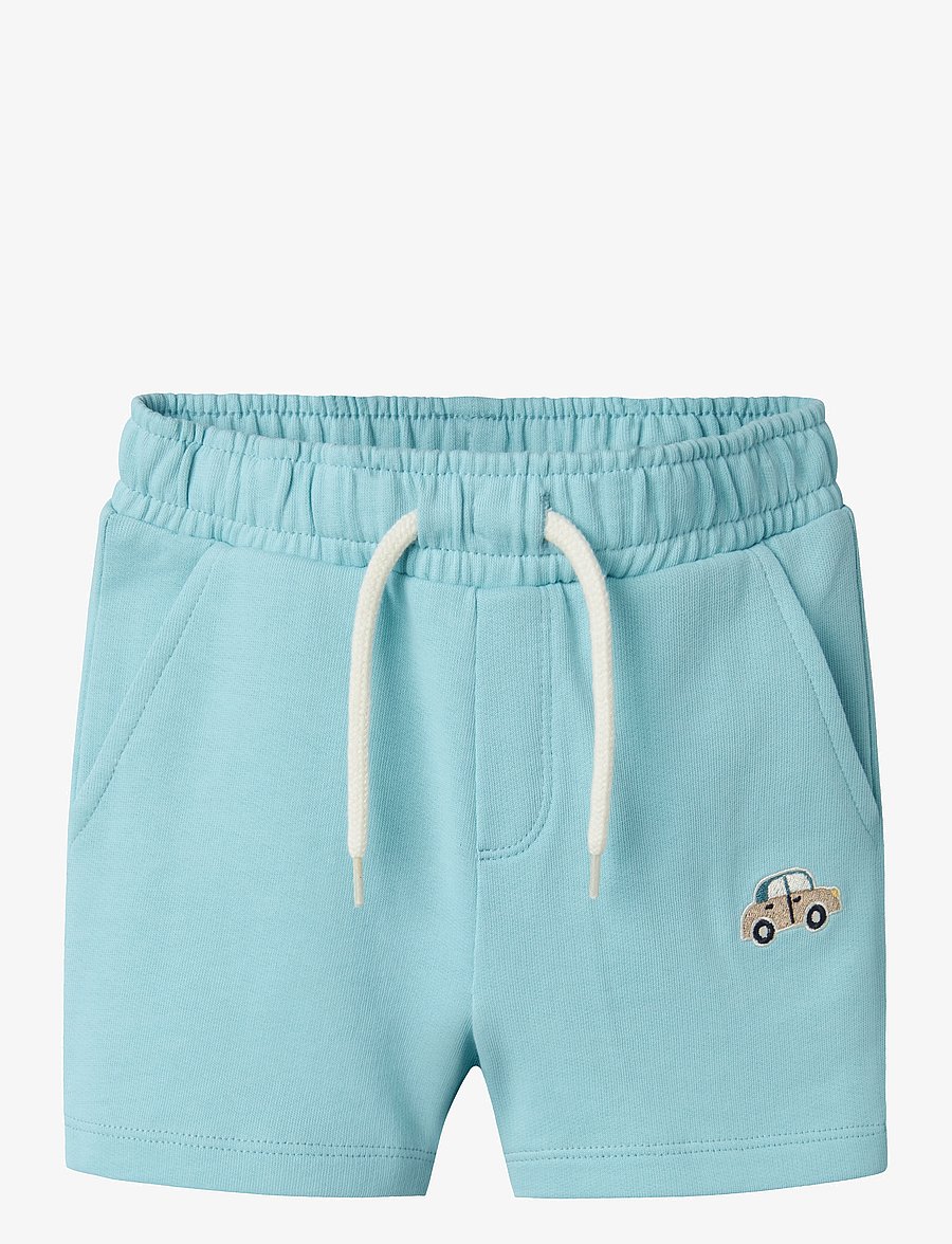 name it - NMMFRITZO NREG SWE SHORTS UNB PB - treninginiai šortai - aquatic - 0