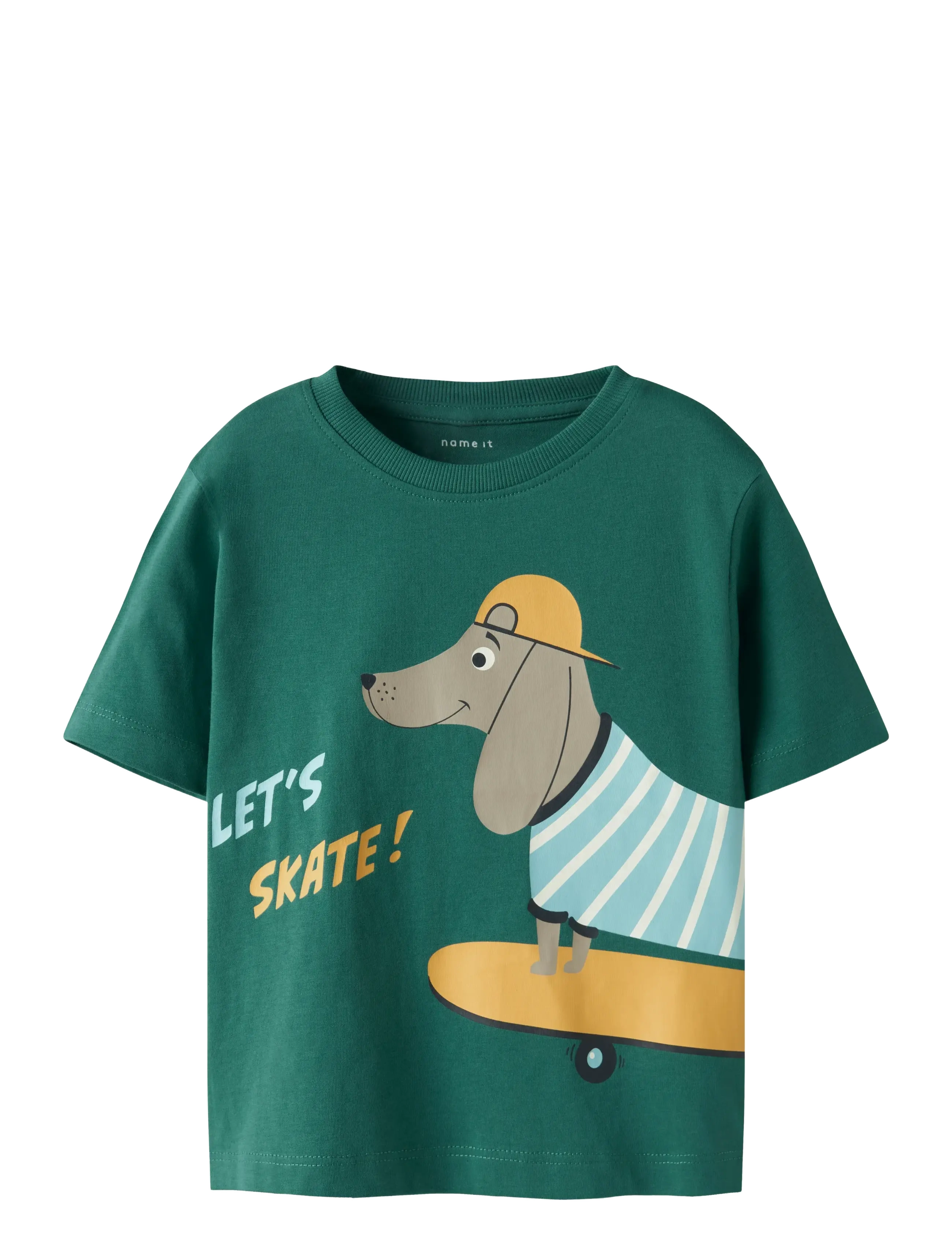 name it NMMHELGE SS NREG TOP PB - Kläder - DEEP JUNGLE / green