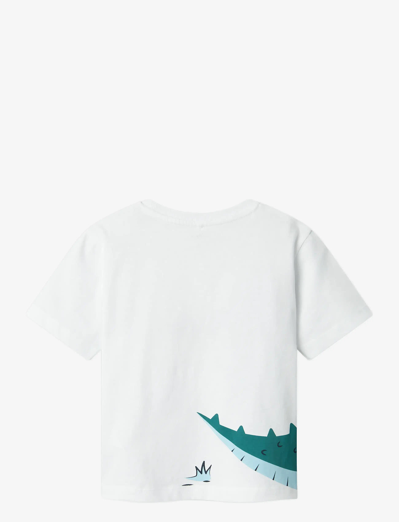 name it - NMMHELGE SS NREG TOP PB - short-sleeved t-shirts - lucent white - 1