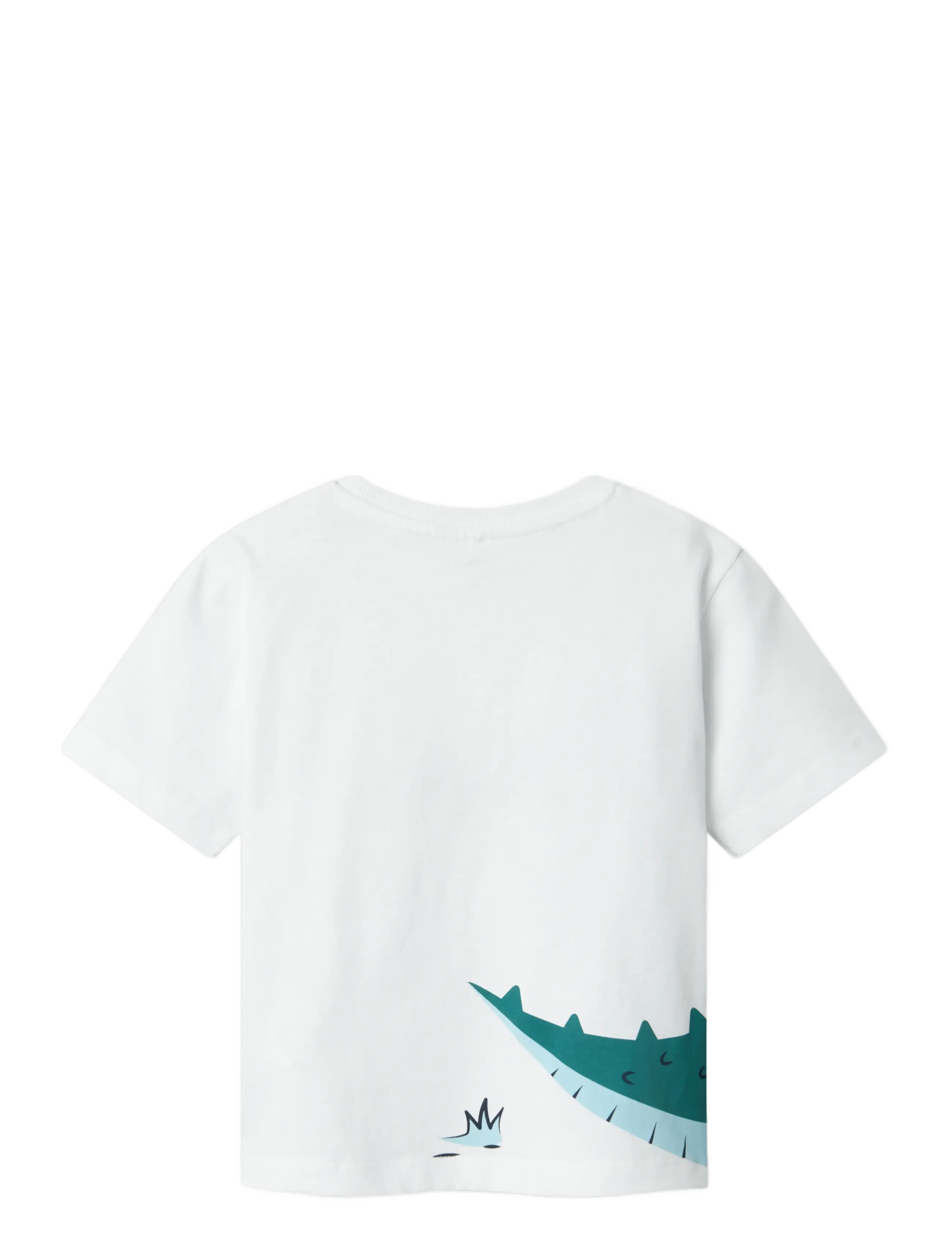 name it - NMMHELGE SS NREG TOP PB - kurzärmelige - lucent white - 1