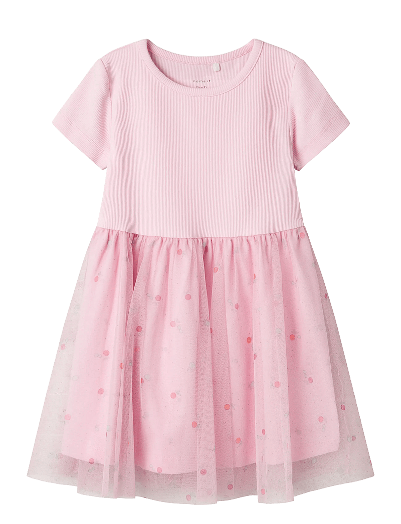 name it - NMFHAMINA SS SLIM DRESS PB - partykleider - sweet dreams - 0