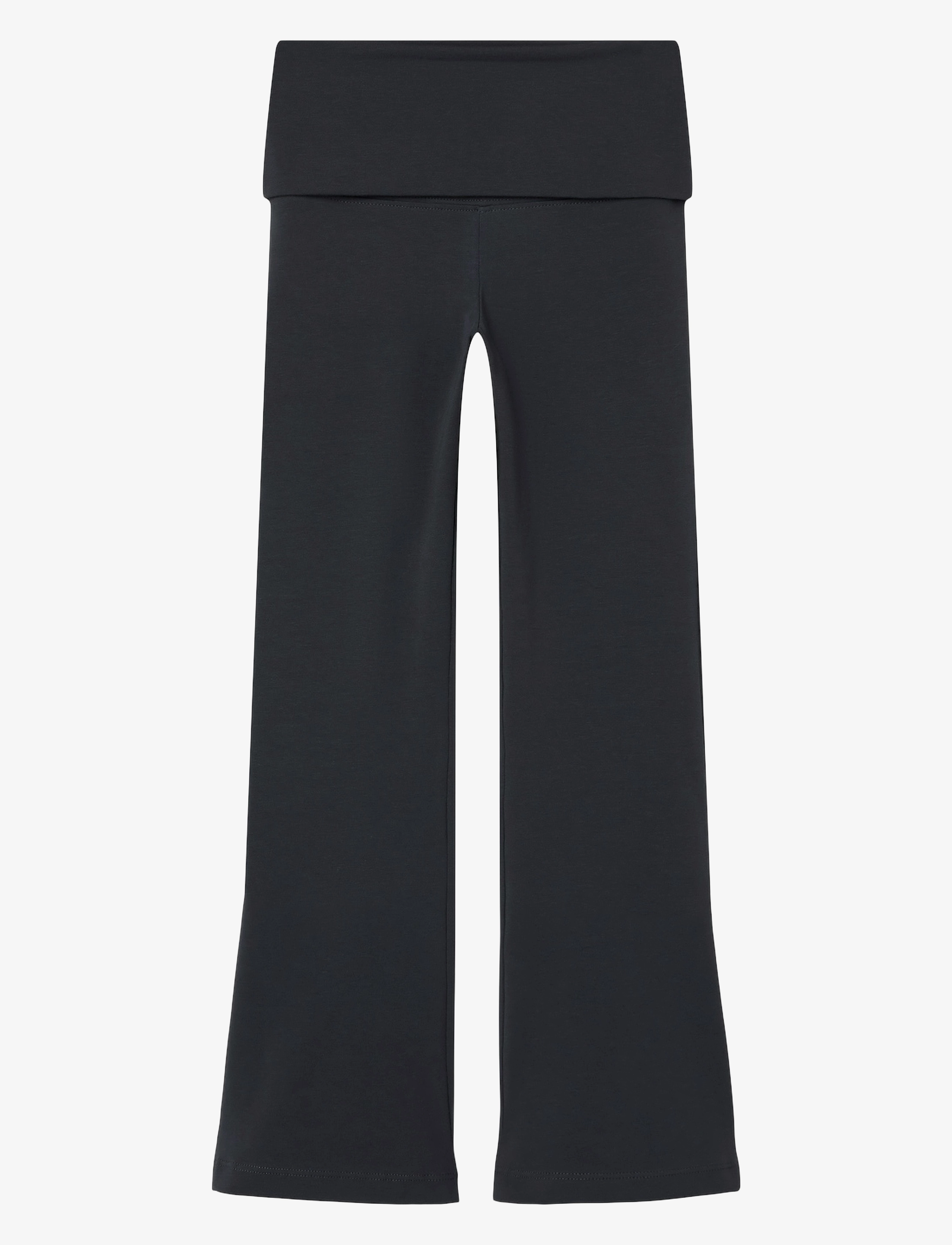 NKFHELENA FOLD DOWN BOOTCUT PANT - ASPHALT