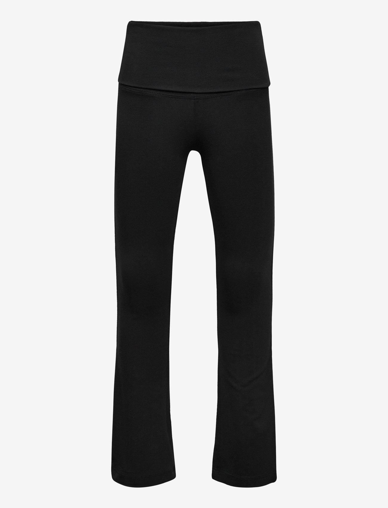 name it - NKFHELENA FOLD DOWN BOOTCUT PANT - bukser - black - 1