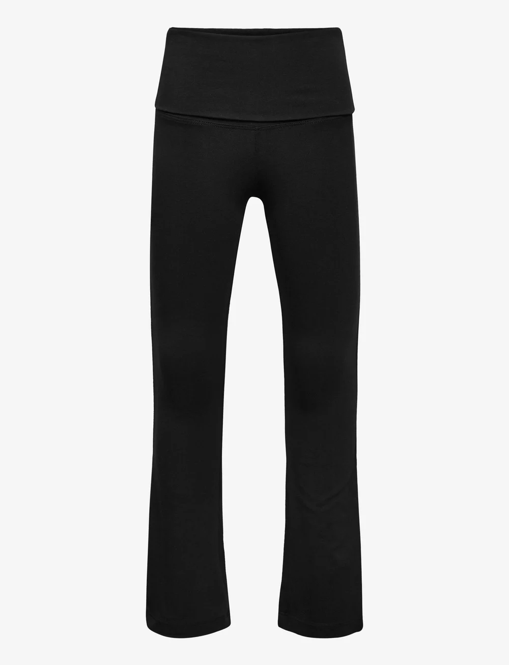 name it - NKFHELENA FOLD DOWN BOOTCUT PANT - housut - black - 1