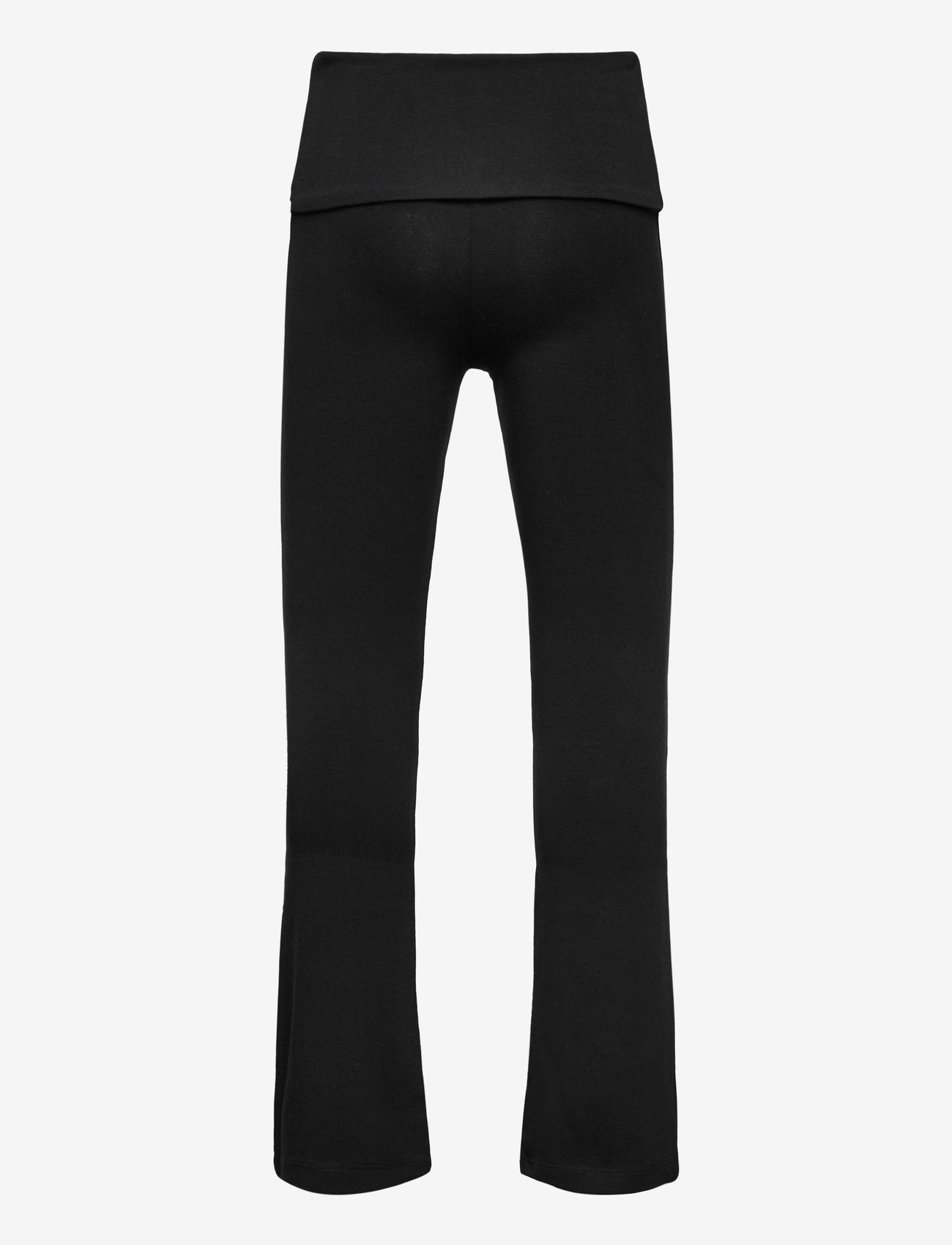 name it - NKFHELENA FOLD DOWN BOOTCUT PANT - bukser - black - 2