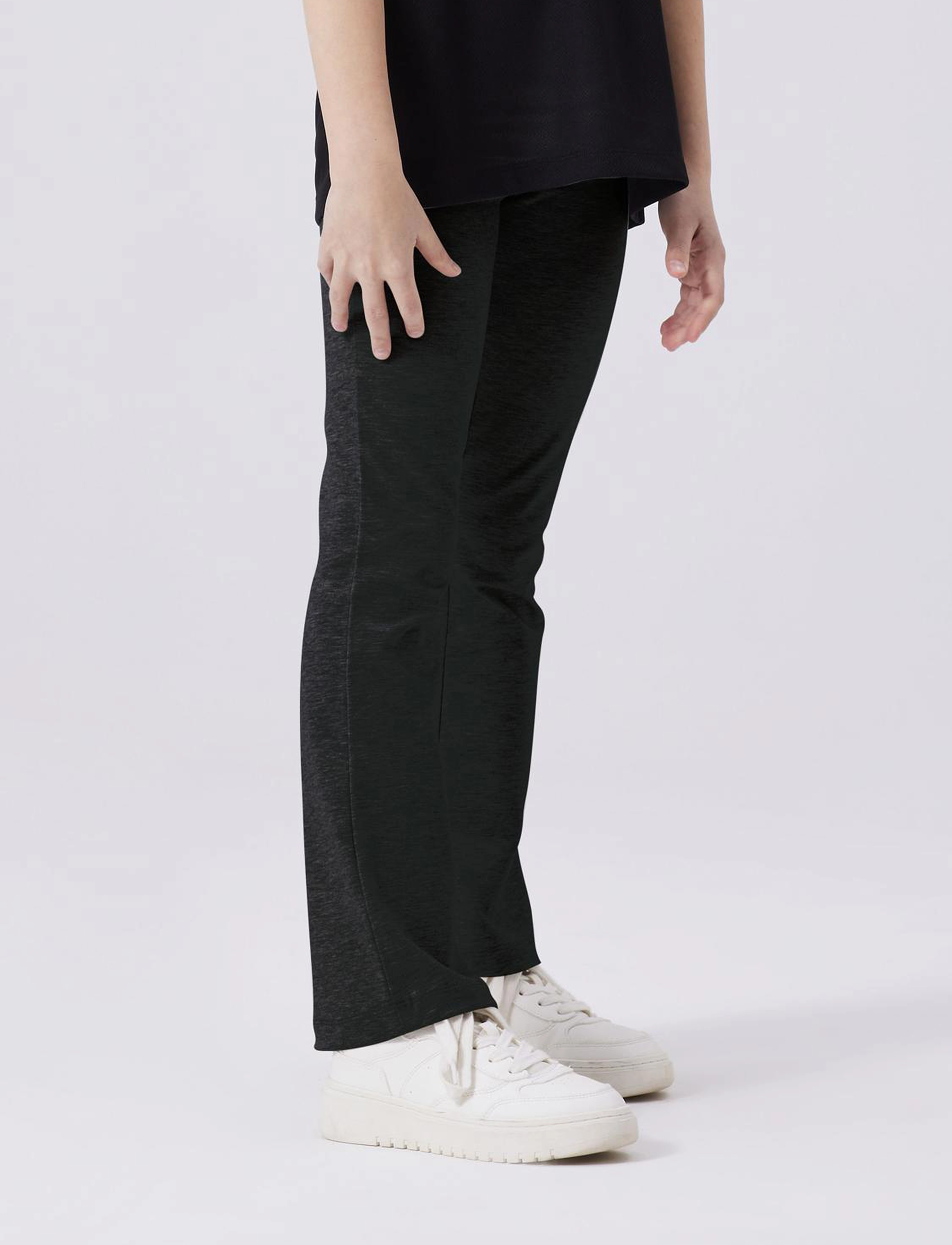 name it - NKFHELENA FOLD DOWN BOOTCUT PANT - black - 3