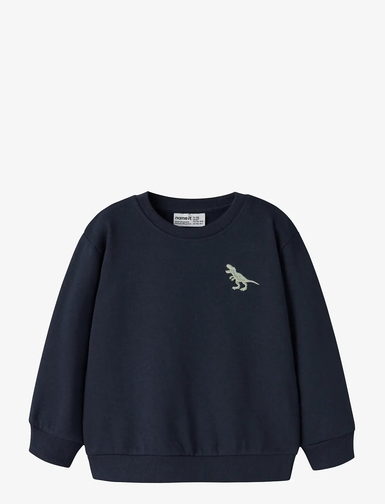 name it - NMMVALLEN LS NREG SWEAT BRU - sweatshirts - navy blazer - 0