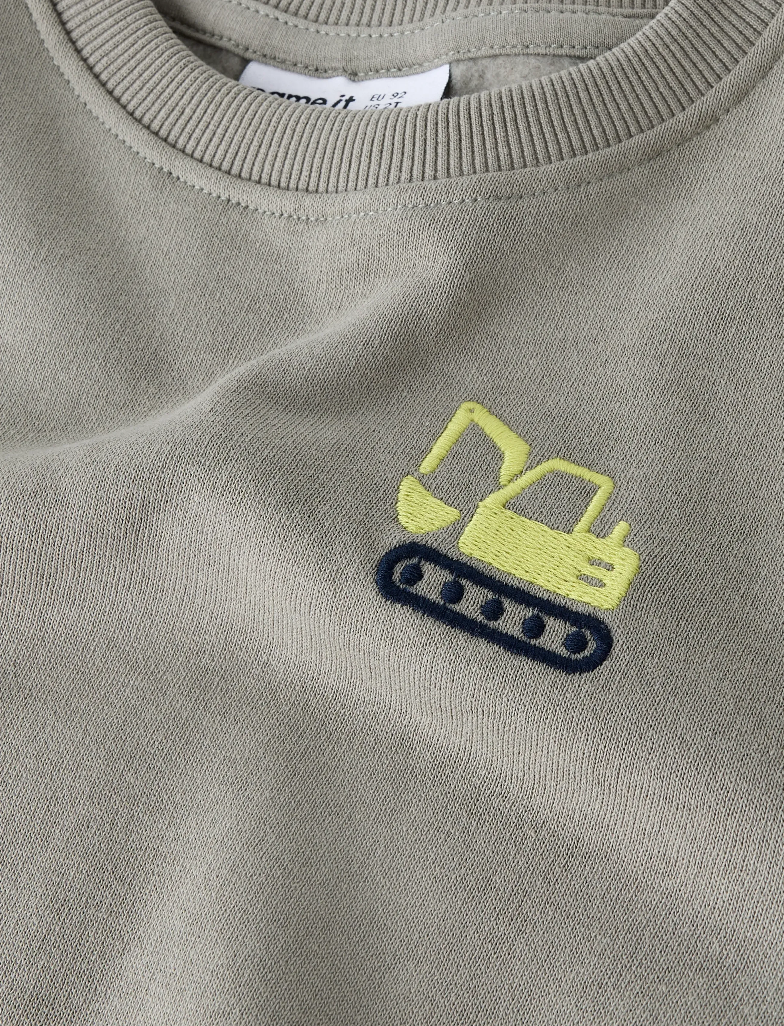 name it - NMMVALLEN LS NREG SWEAT BRU - sweatshirts - shadow - 2
