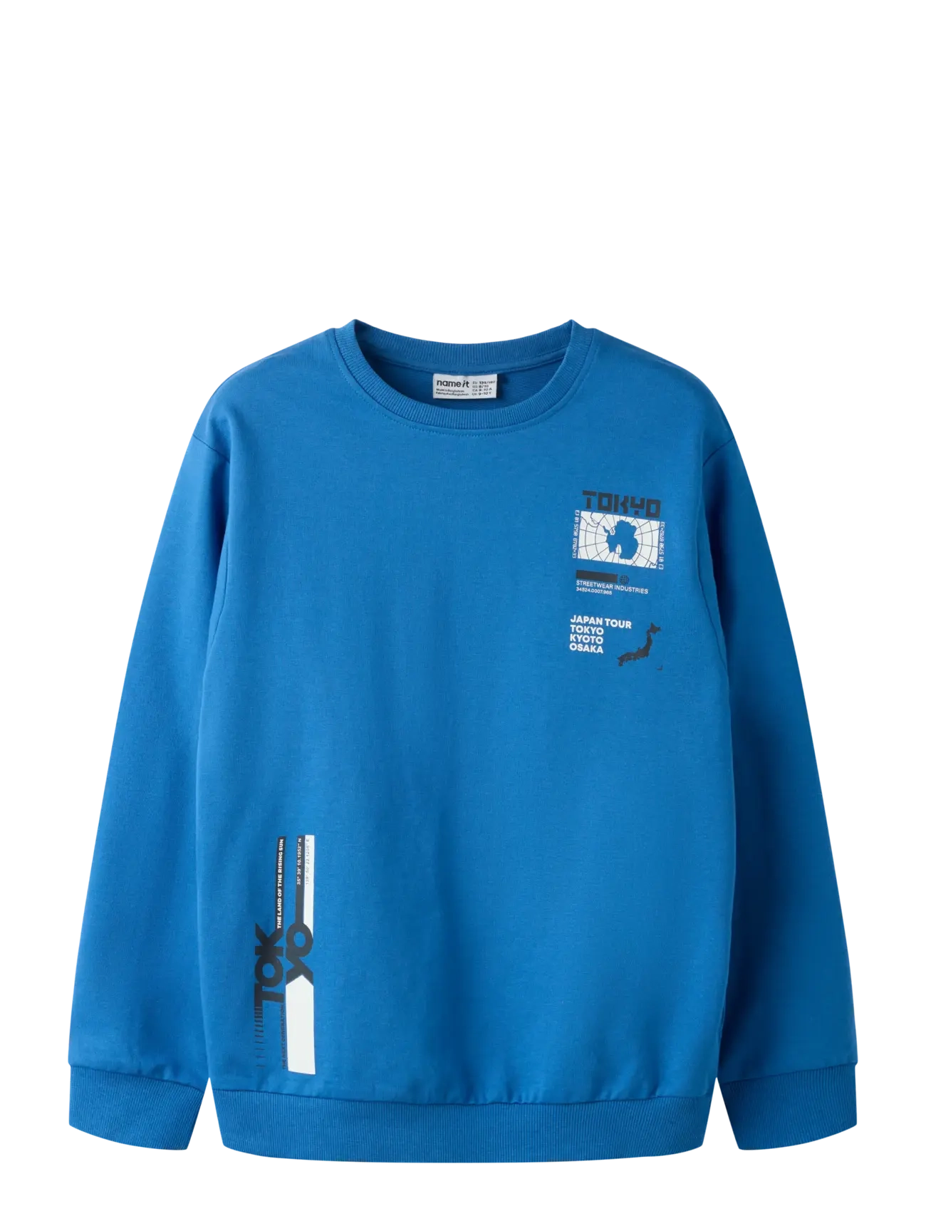 name it NKMVILDAR LS NREG SWEAT UNB - 4 for 3 - DELFT / blue