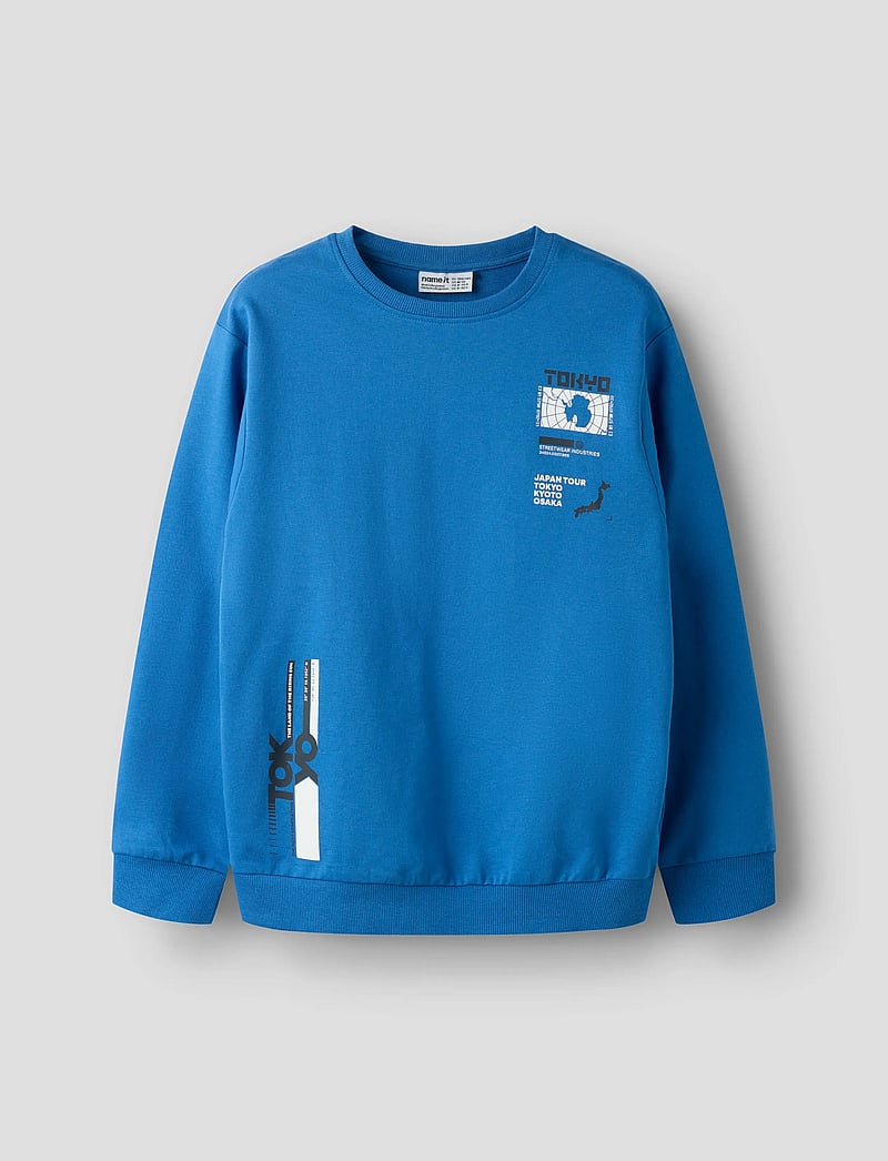 name it - NKMVILDAR LS NREG SWEAT UNB - sweatshirts - delft - 0