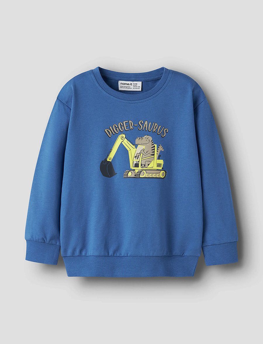 name it - NMMVILDAR LS NREG SWEAT UNB - sweatshirts - delft - 0