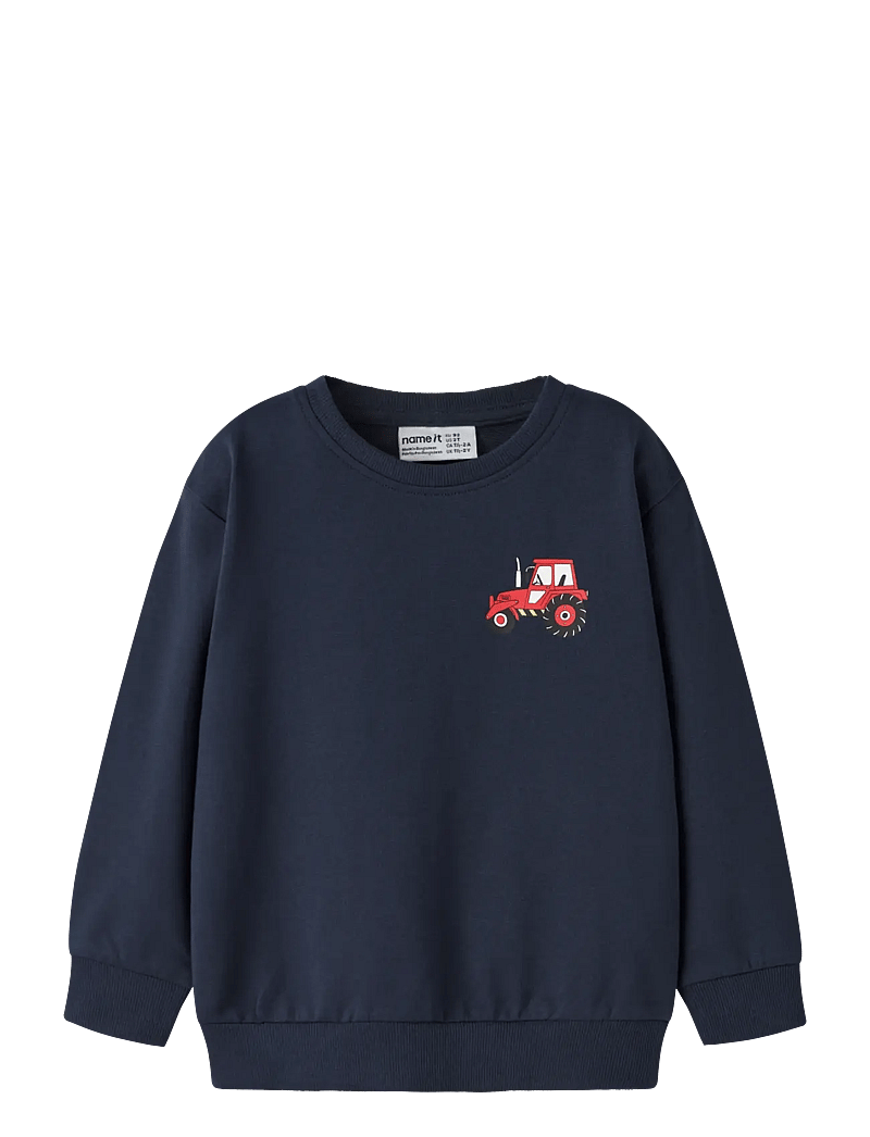 name it - NMMVILDAR LS NREG SWEAT UNB - sweatshirts - navy blazer - 1