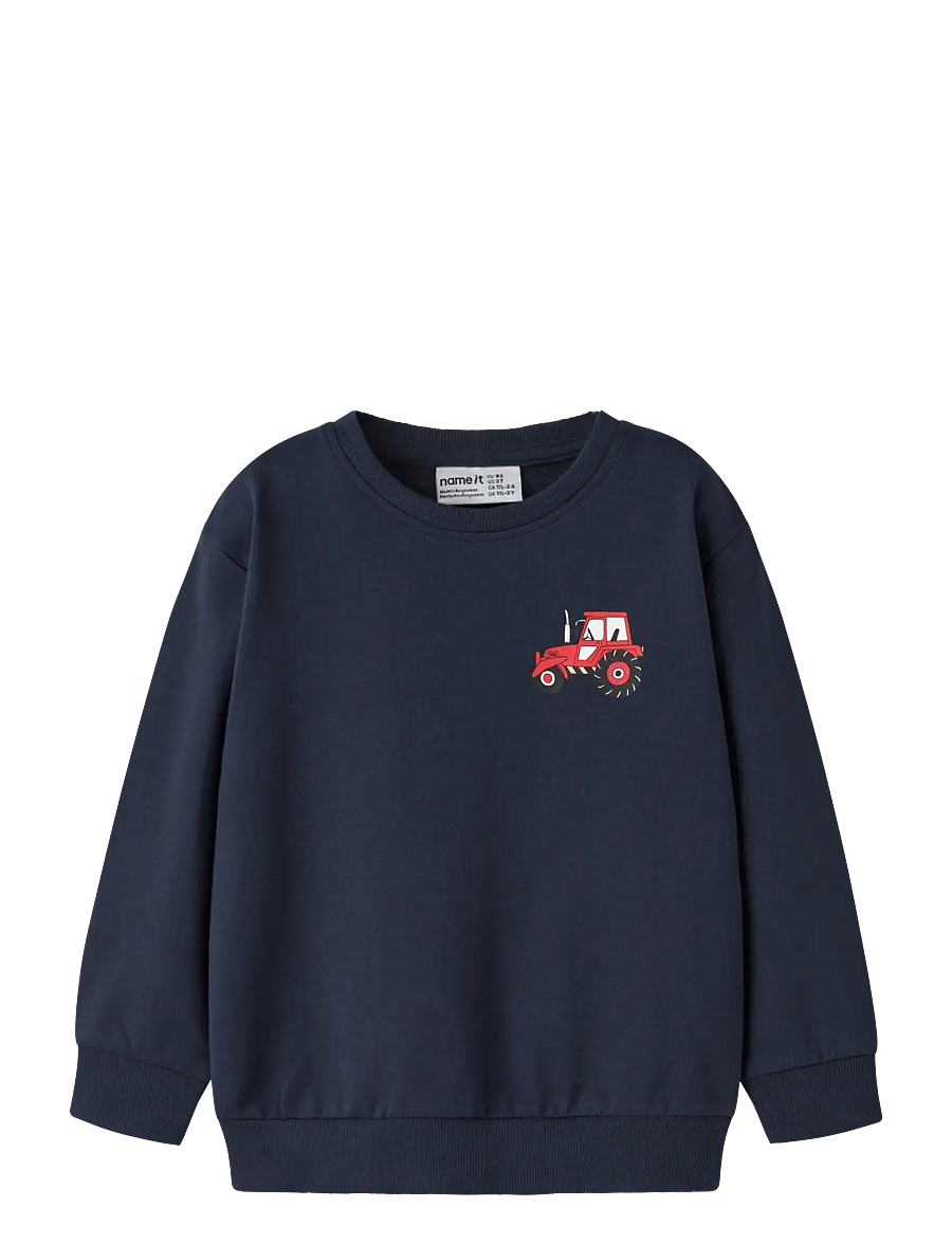 name it - NMMVILDAR LS NREG SWEAT UNB - sweatshirts - navy blazer - 1
