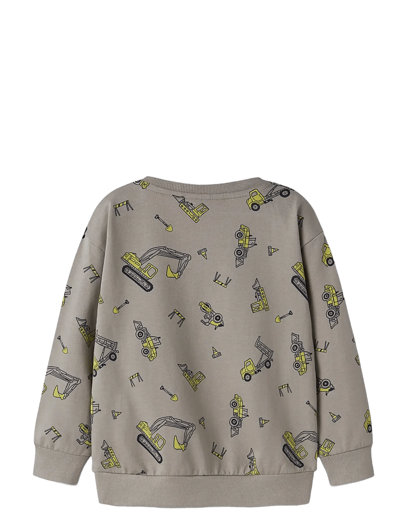 name it - NMMVILDAR LS NREG SWEAT UNB - sweatshirts - vintage khaki - 2