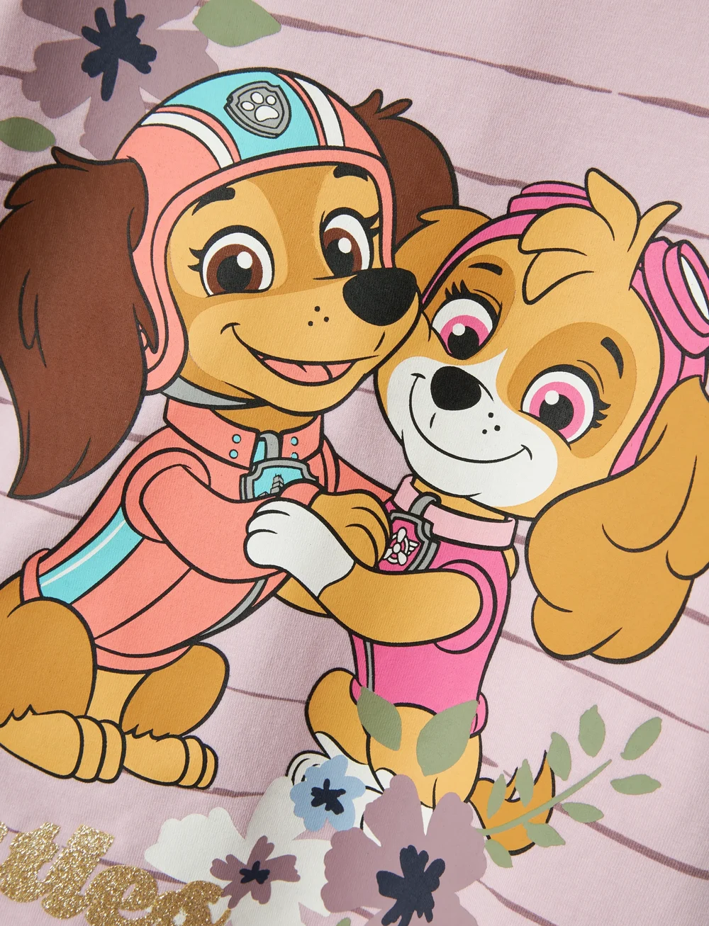 name it - NMFJULIA PAW LS TOP BOX CPLG - long-sleeved t-shirts - winsome orchid - 3