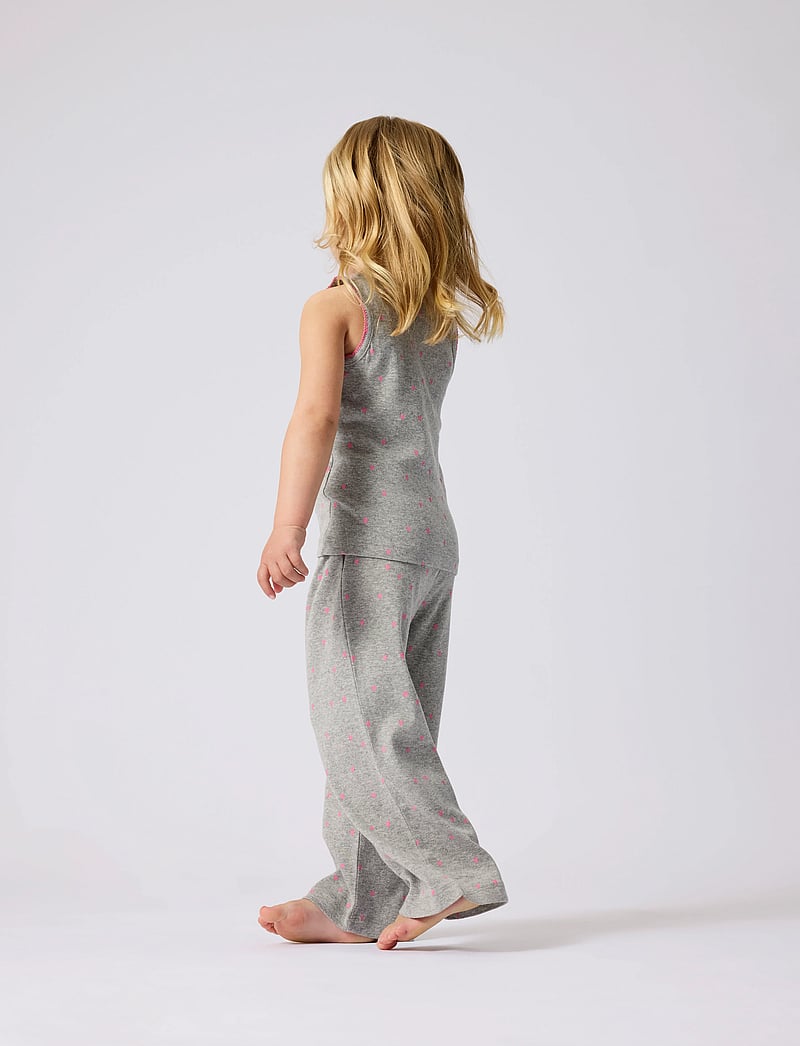 name it - NMFDINAYA SL NIGHT SET - pyjamassæt - grey melange - 0