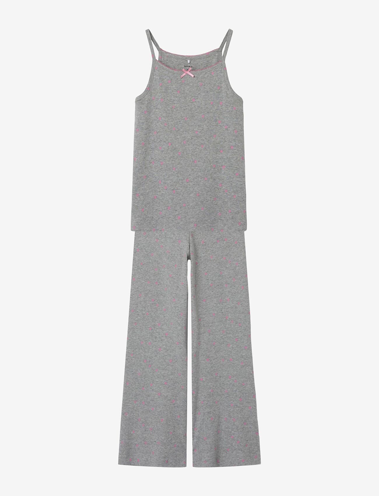 name it - NKFDINAYA SL NIGHT  SET - grey melange - 0