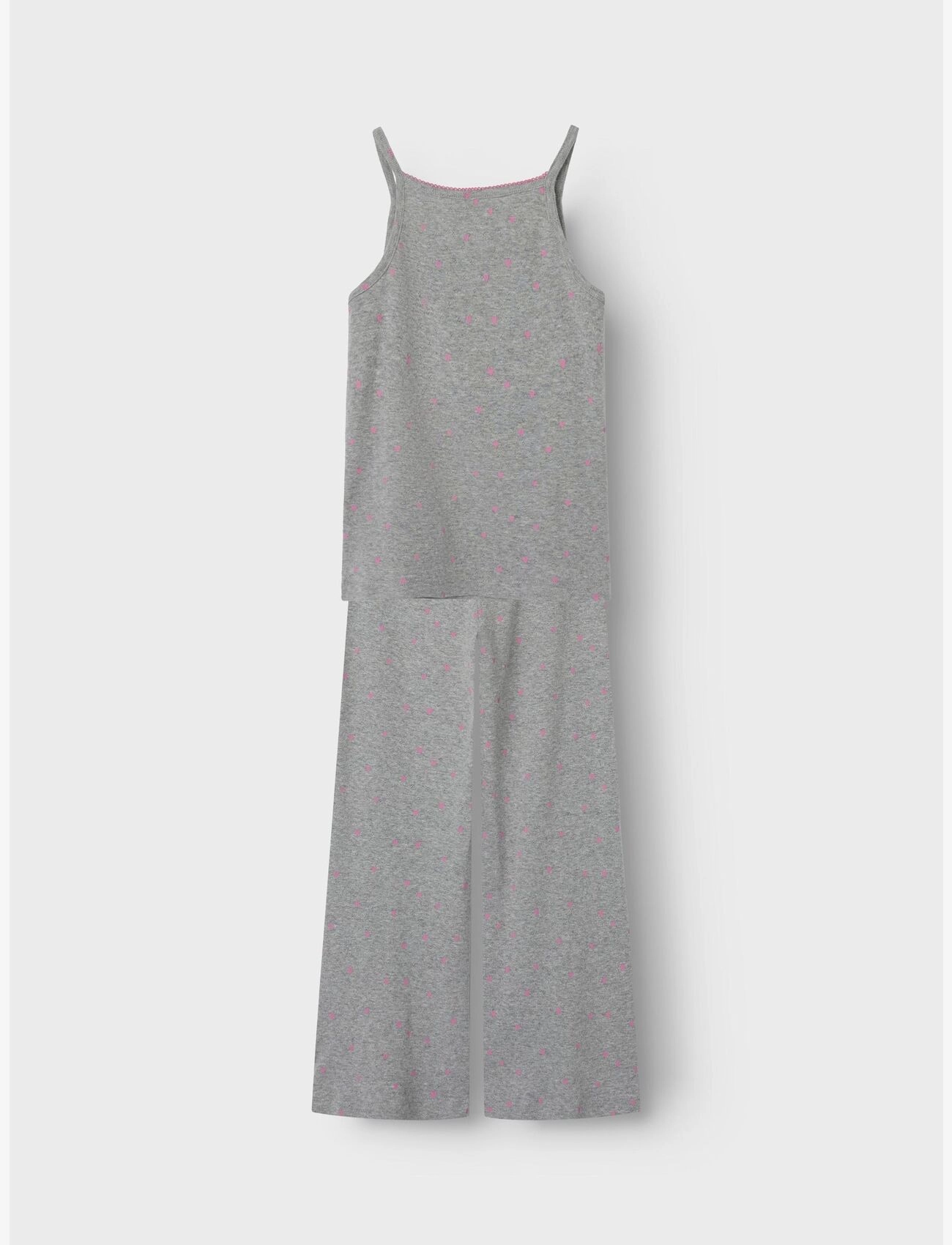name it - NKFDINAYA SL NIGHT  SET - grey melange - 1