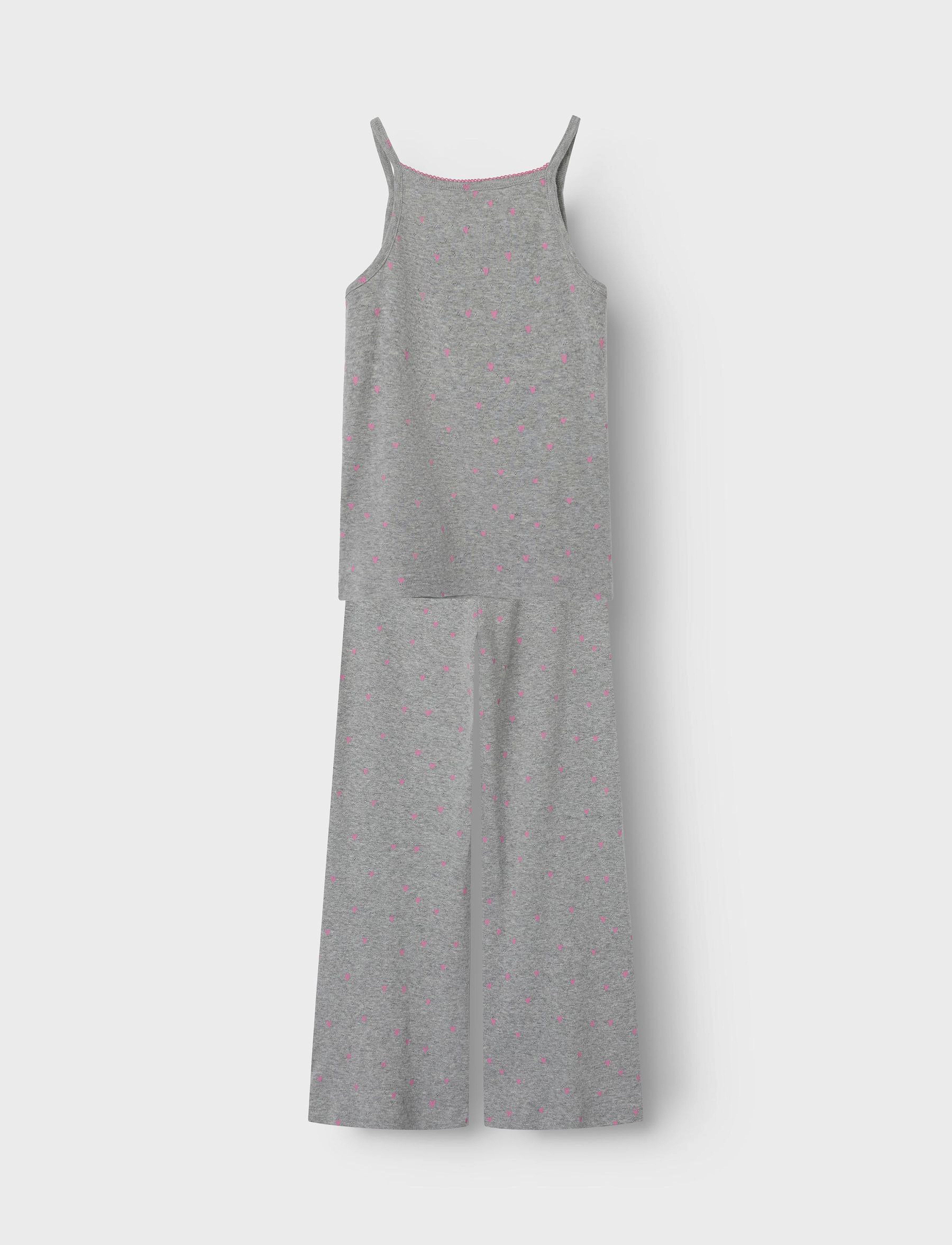 name it - NKFDINAYA SL NIGHT  SET - grey melange - 5