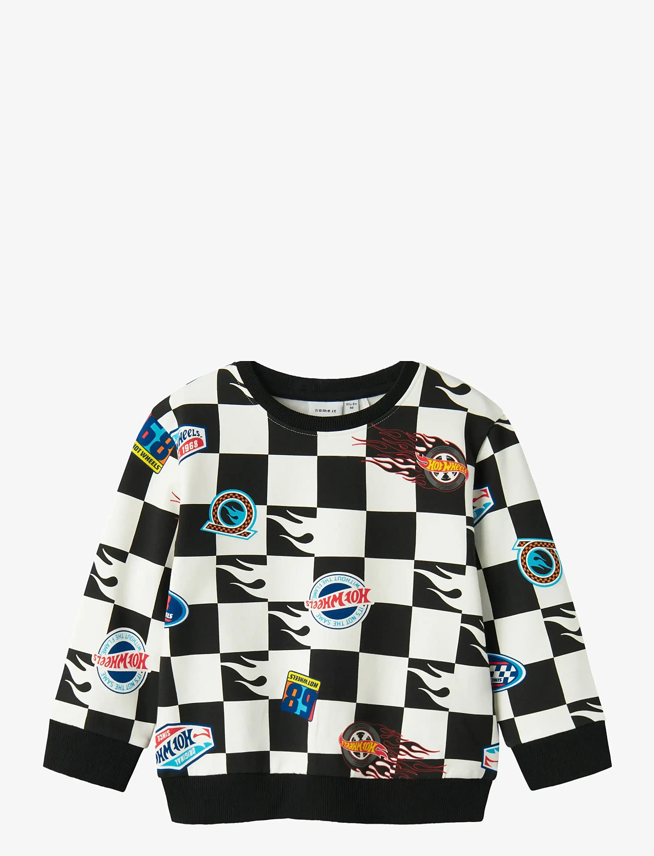 name it - NMMDREWY HOTWHEELS NREG SWE BRU SKY - sweatshirts - black - 0