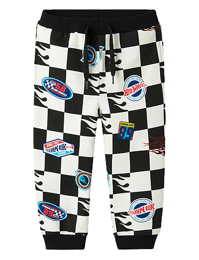 name it NMMDREWY HOTWHEELS NREG SWE PANT BRU SKY - Kleidung - BLACK / black