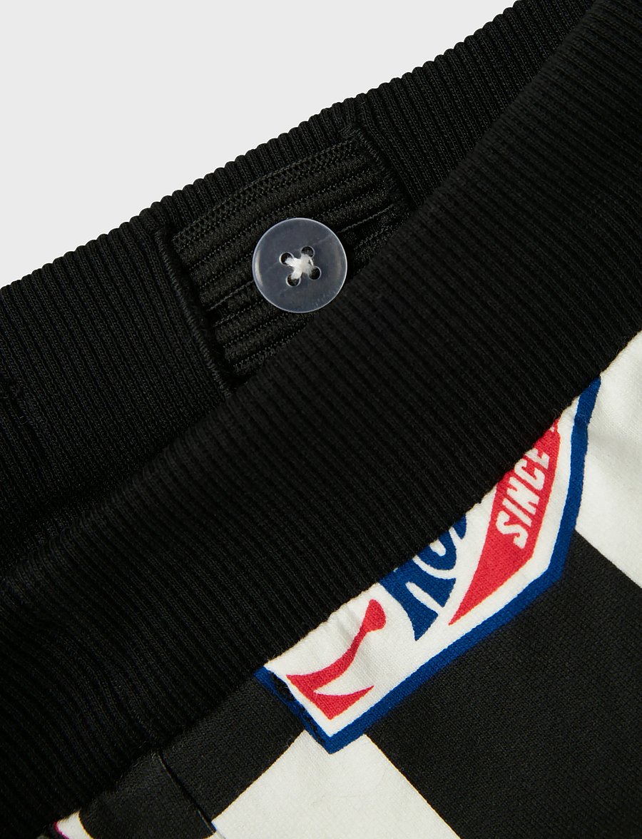 name it - NMMDREWY HOTWHEELS NREG SWE PANT BRU SKY - jogginghosen - black - 2