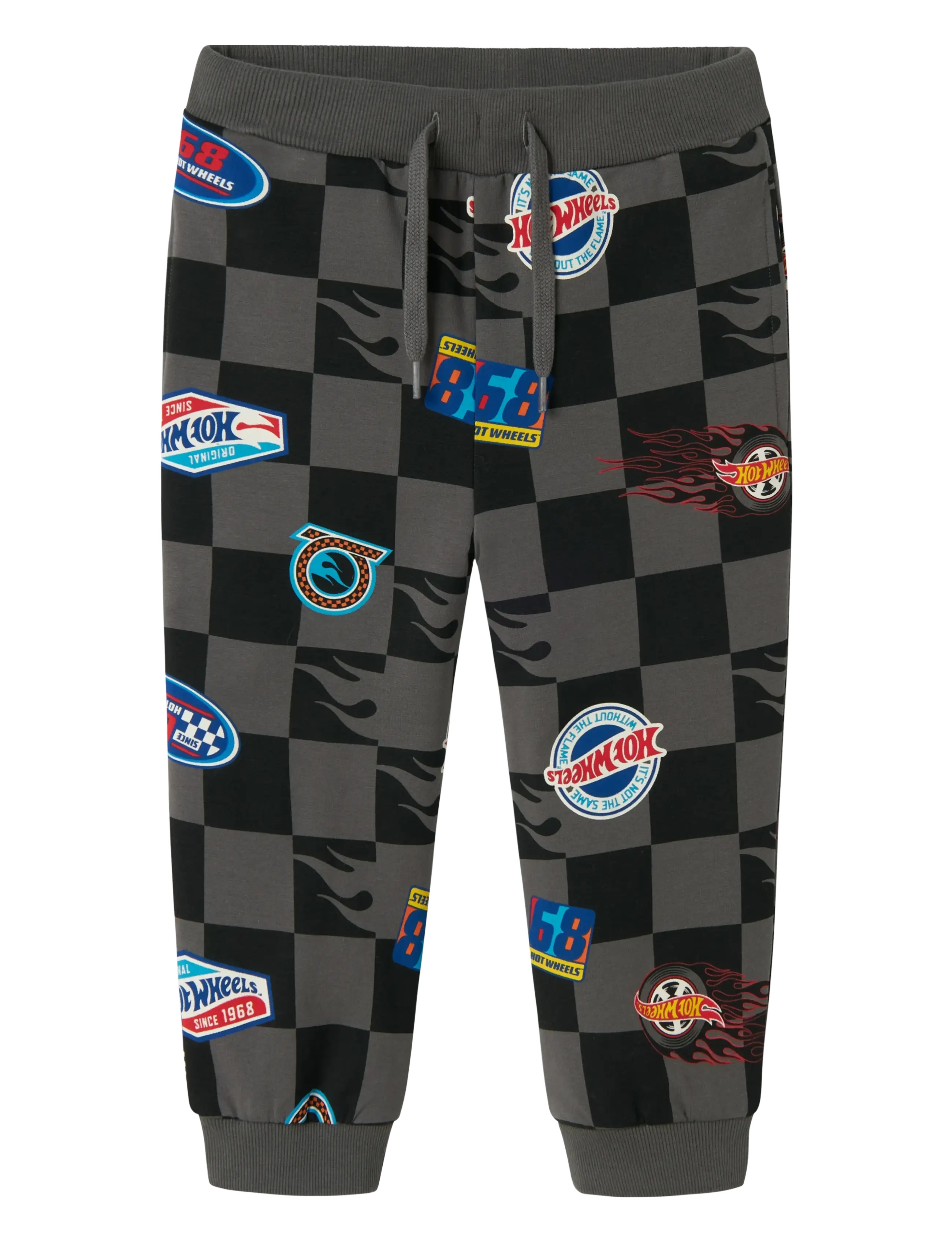 name it NMMDREWY HOTWHEELS NREG SWE PANT BRU SKY - Underdele - LAVA SMOKE / grey