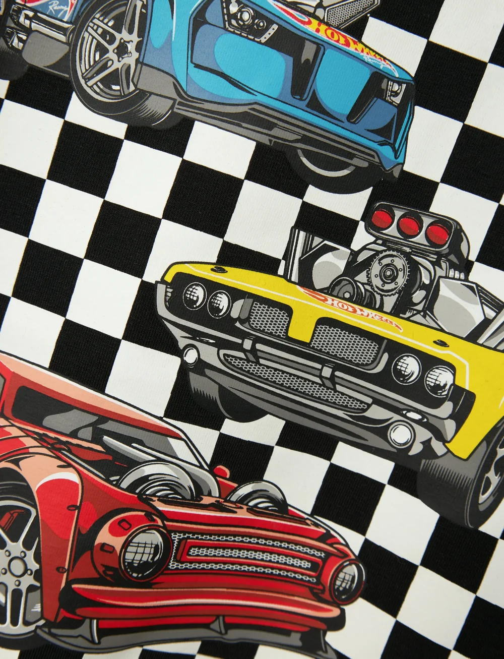 name it - NMMDRUM HOTWHEELS LS NREG TOP SKY - long-sleeved t-shirts - black - 2