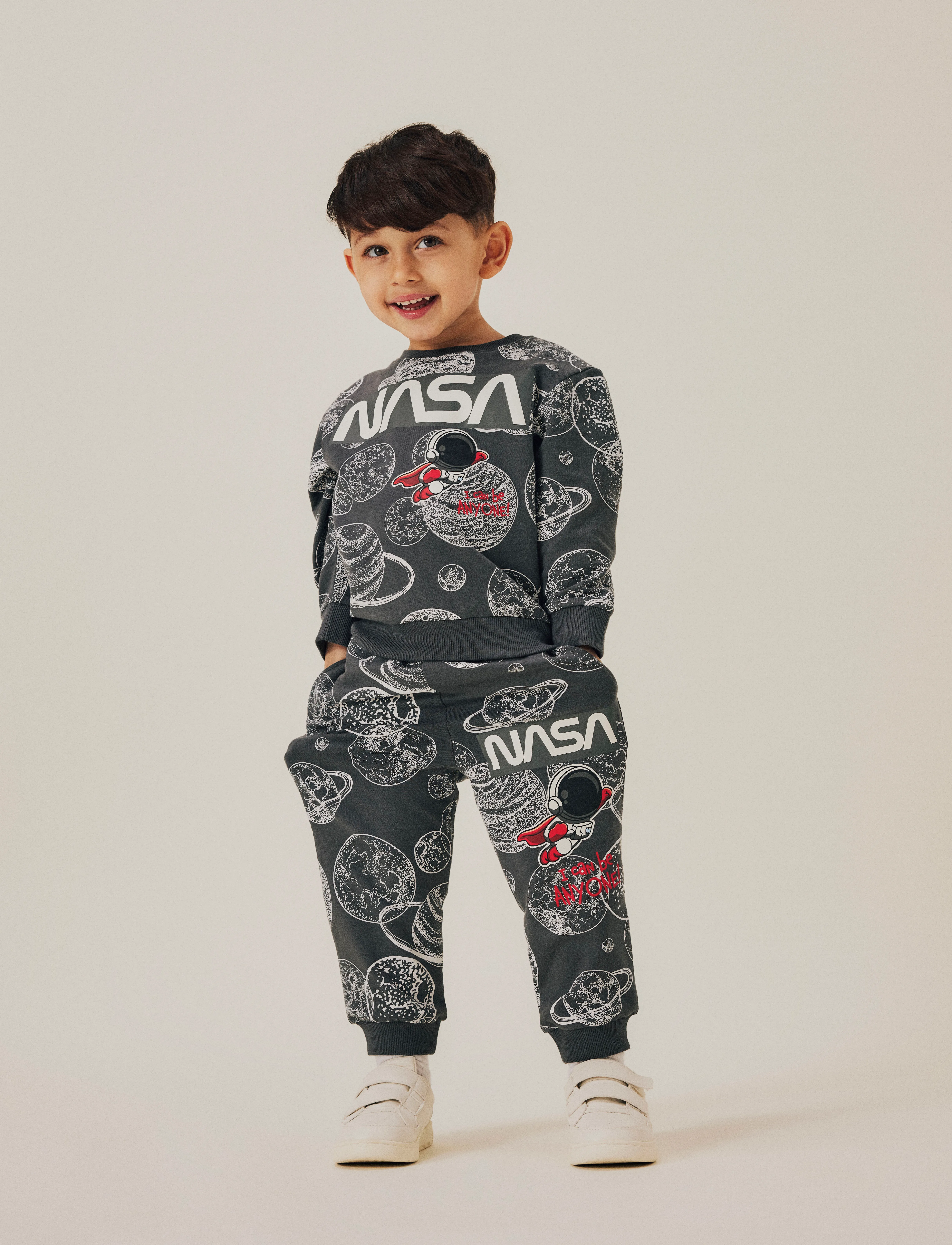 name it - NMMDAIM NASA NREG SWEAT BRU NAS - sweatshirts - lava smoke - 3